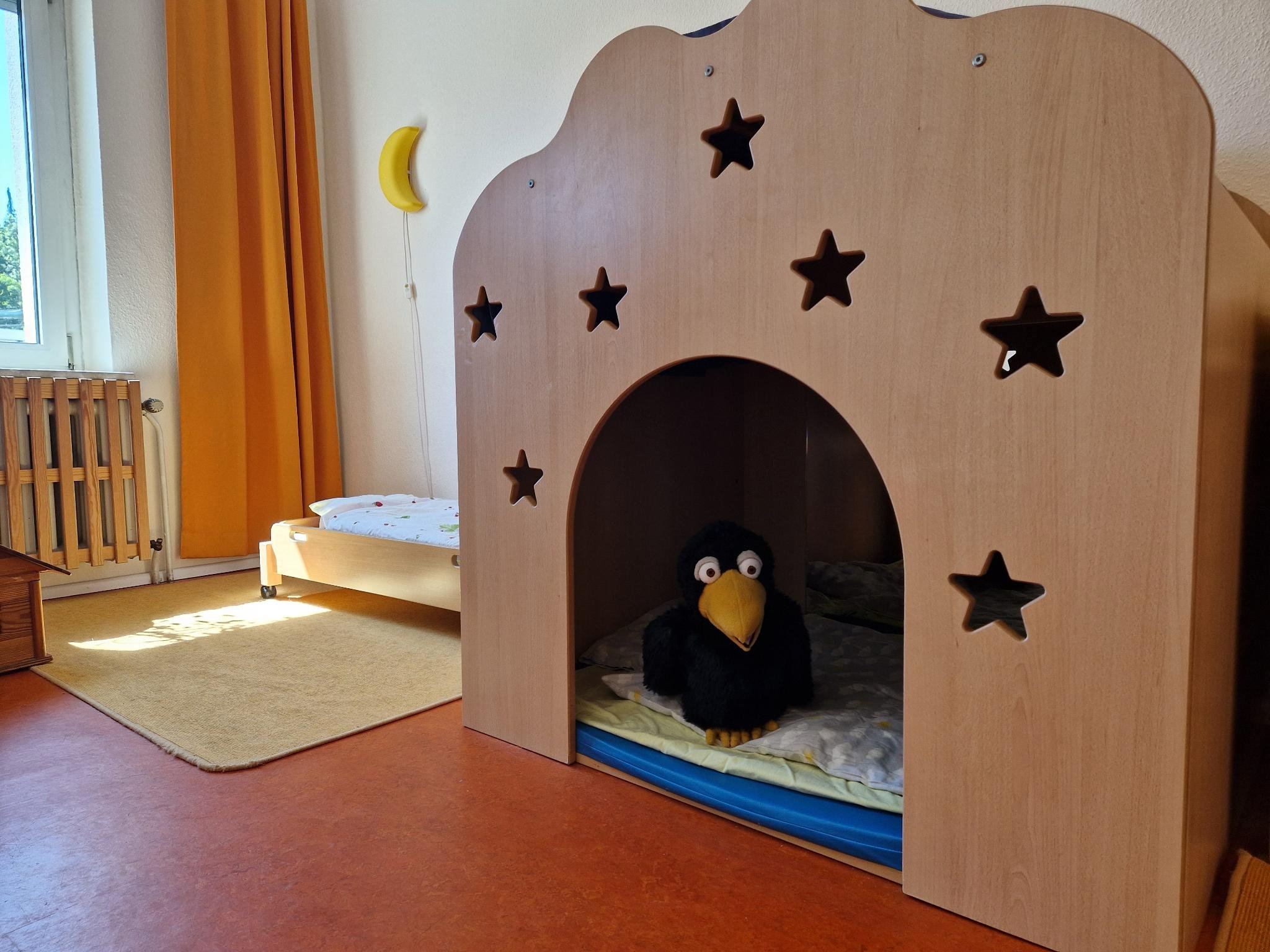 Der Schlafraum für die kleinen "Mäuse"