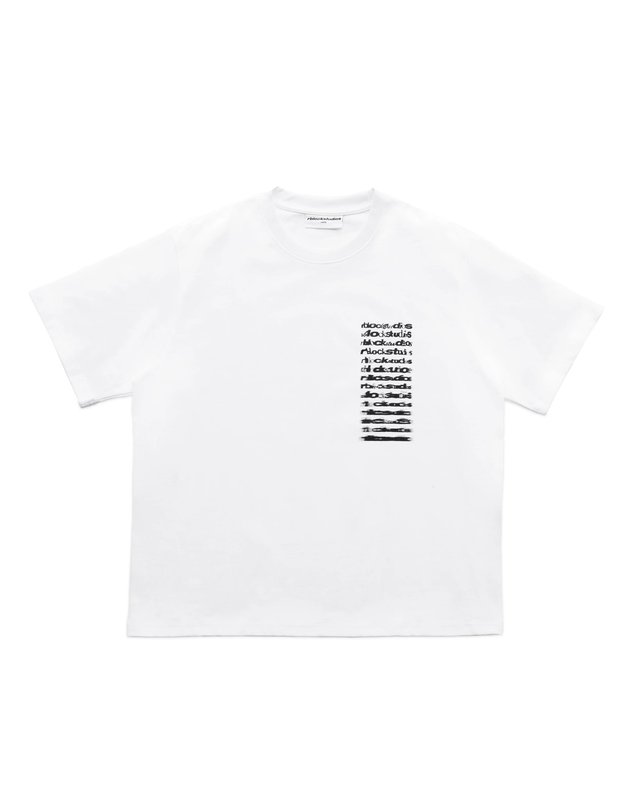 WHITE FADE TEE
