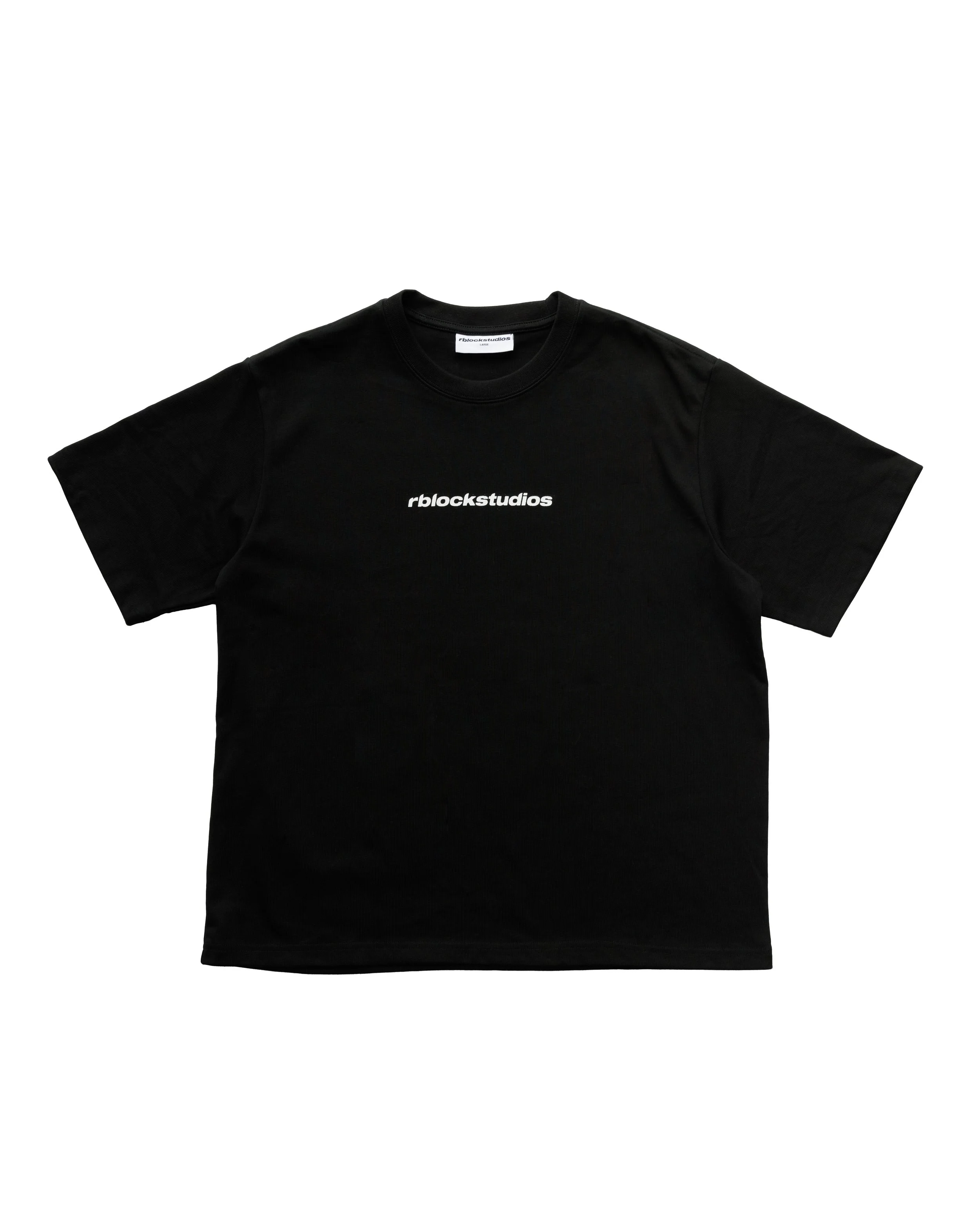 BLACK LOGO TEE