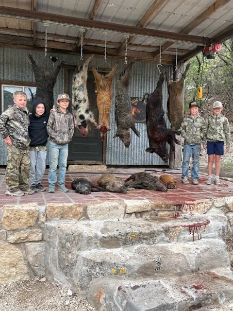 Fun hog hunt for boy's birthday, results delivered