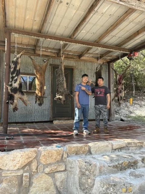 Burmese hunters at Hog Wild Hunting Company
