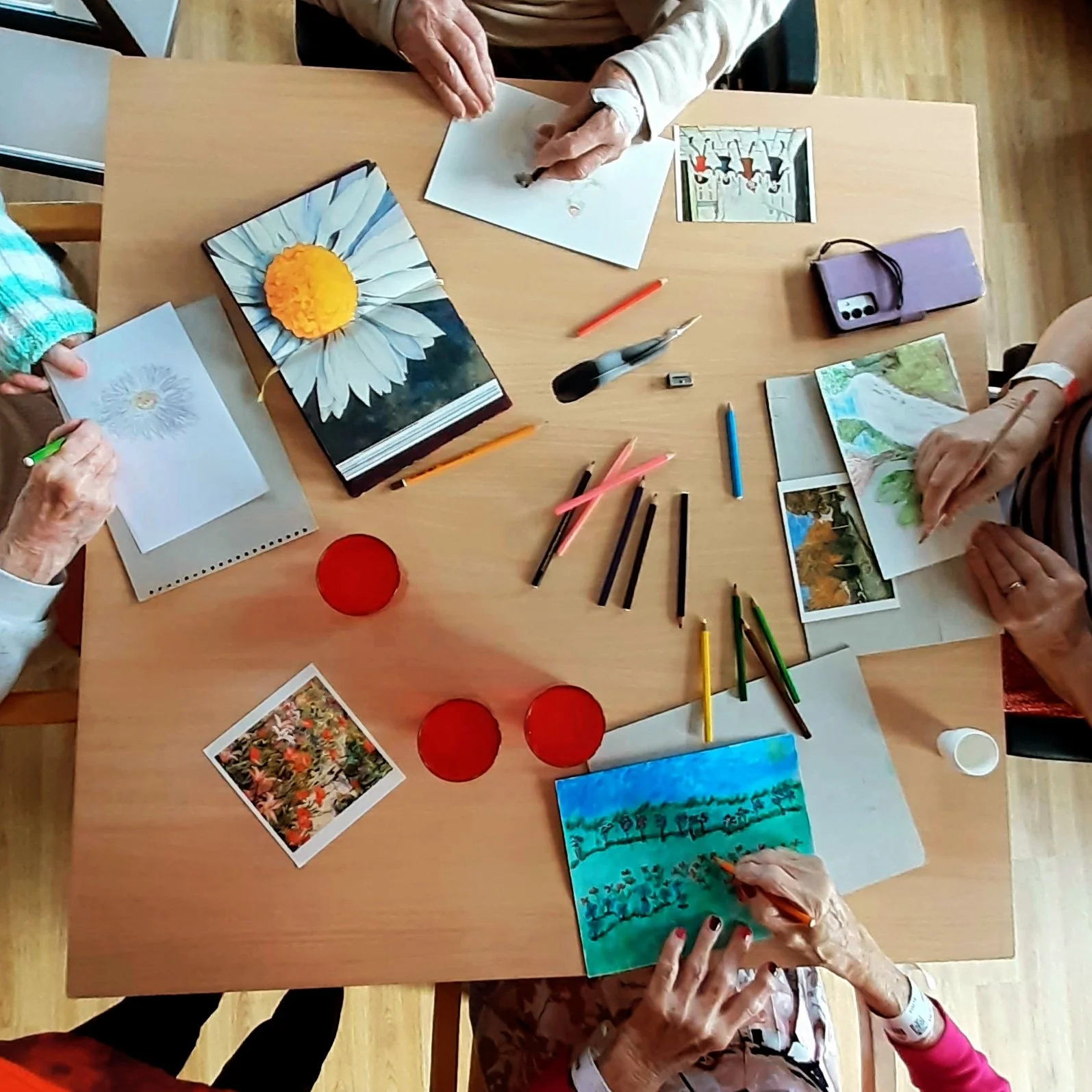 drawing around the table hospital work.jpg