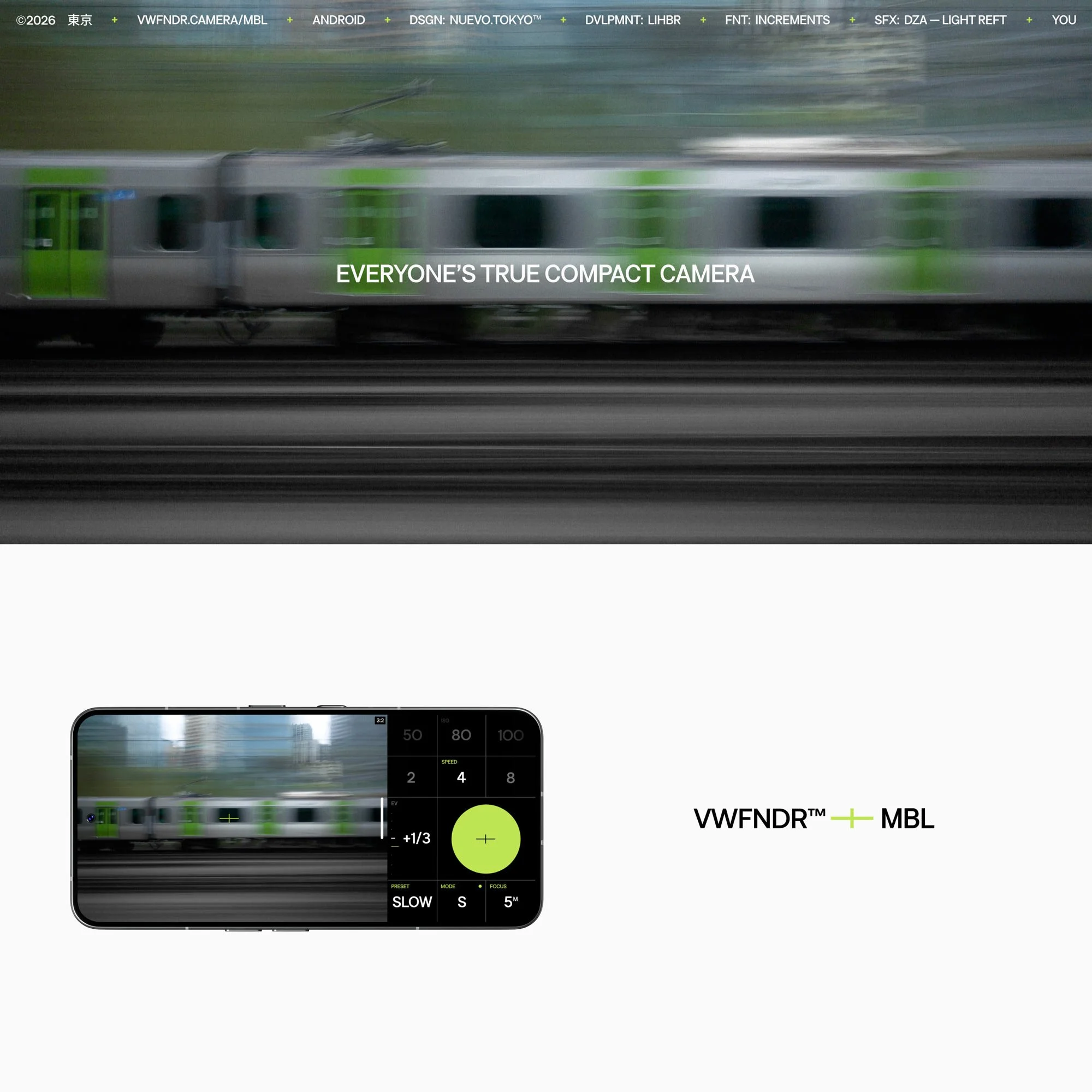 VWFNDR™ launches its first product: MBL, a compact camera for everyone.