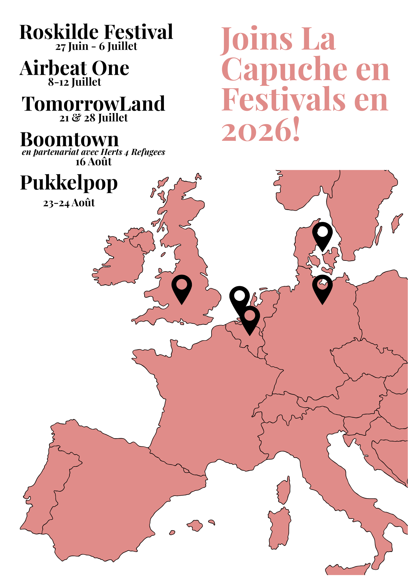 Appel pour des bénévoles festivals de l'été 2026