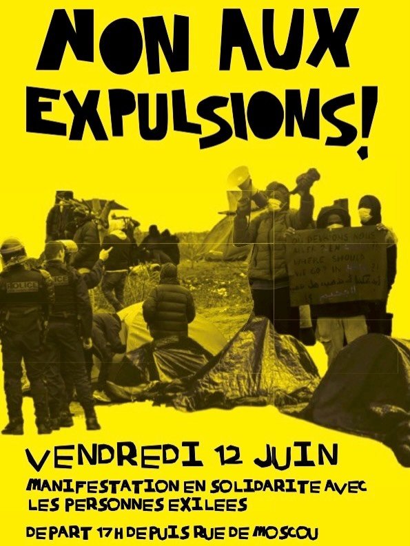 Vendredi 12 &agrave; 17h, d&eacute;part du centre d&rsquo;accueil de jour du Secours Catholique, nous marcherons ensemble en solidarit&eacute; avec les personnes exil&eacute;es menac&eacute;es d&rsquo;expulsion &agrave; la fronti&egrave;re. 
Ces troi