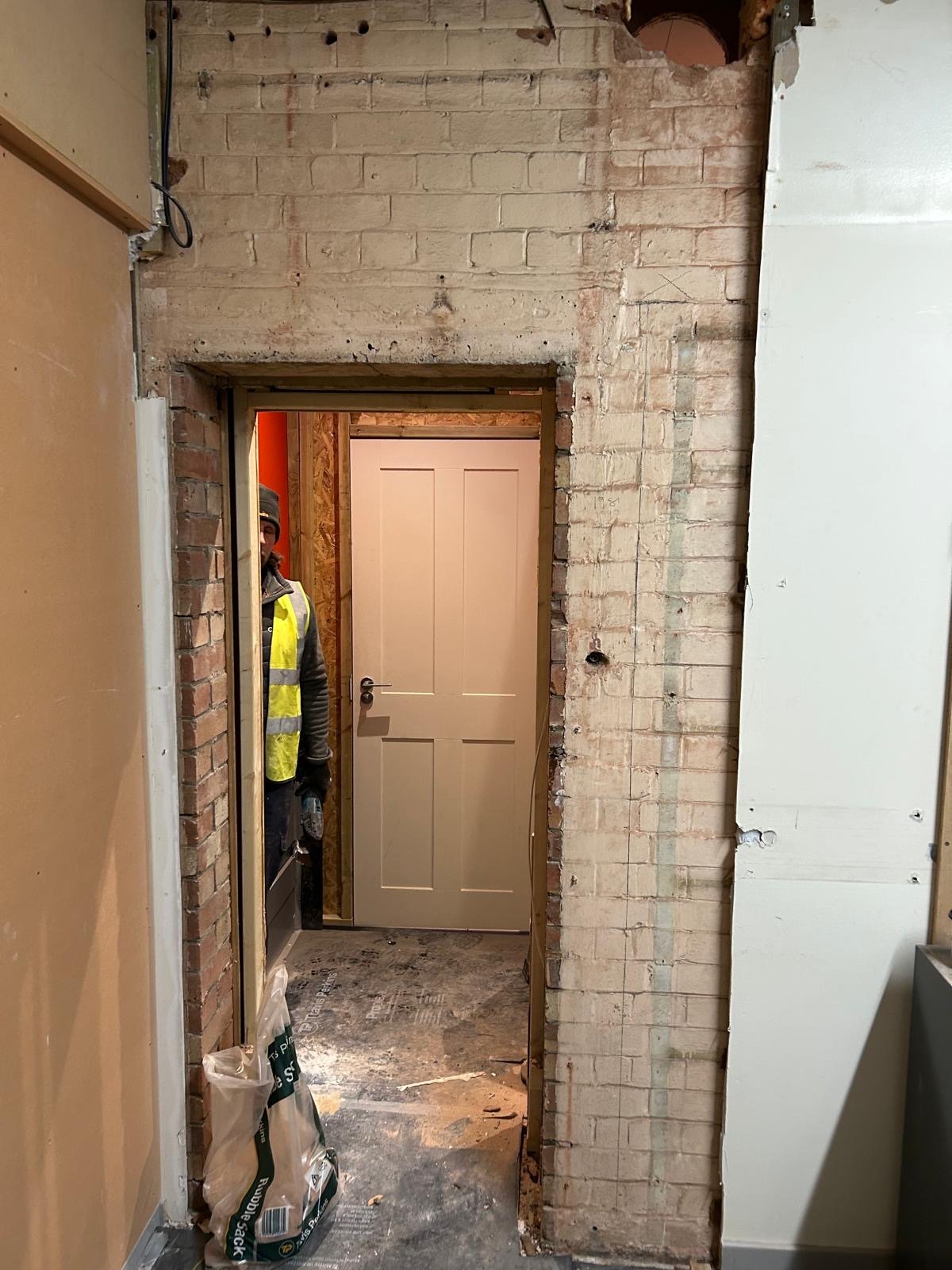 Structural Opening for Fire Escape – Blue Chip Commercial Client