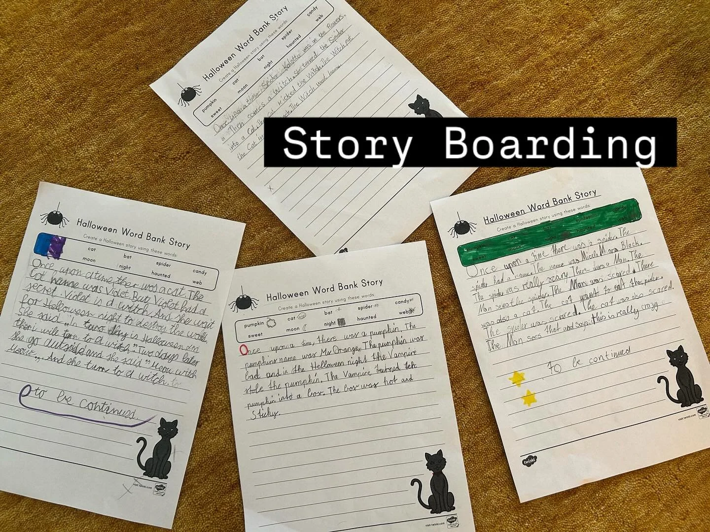 Super exciting the first set of stories from our amazing kids&hellip; first we speak, then we read, and then we write&hellip; #englischf&uuml;rkinder #brightfutureclubs