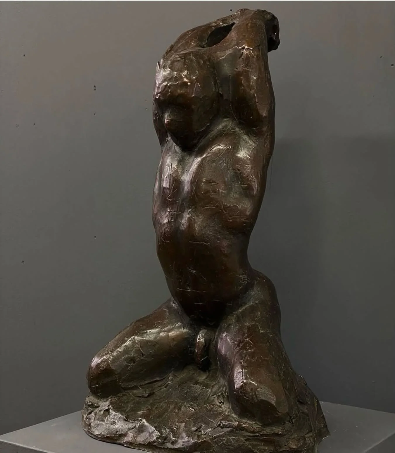 Patina on a new sculpture by @ellenchristiansensculpture