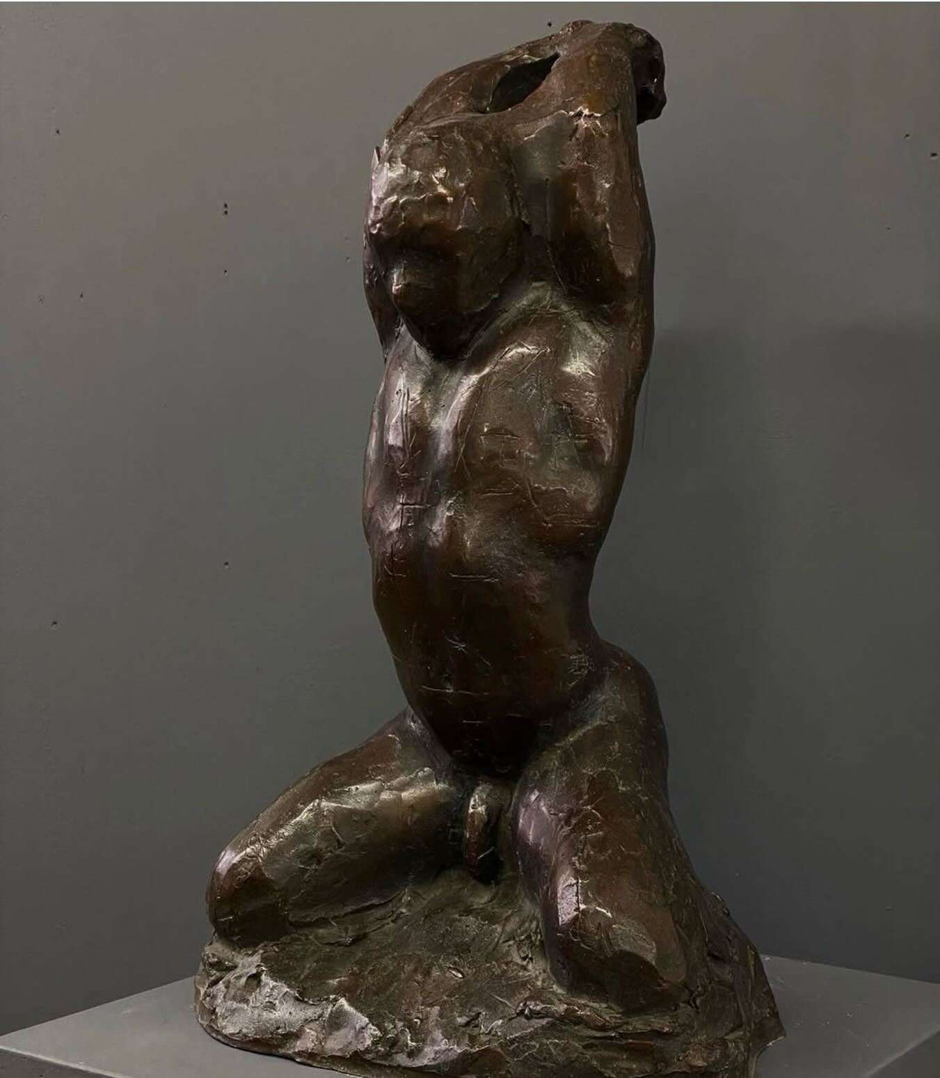 Patina on a new sculpture by @ellenchristiansensculpture