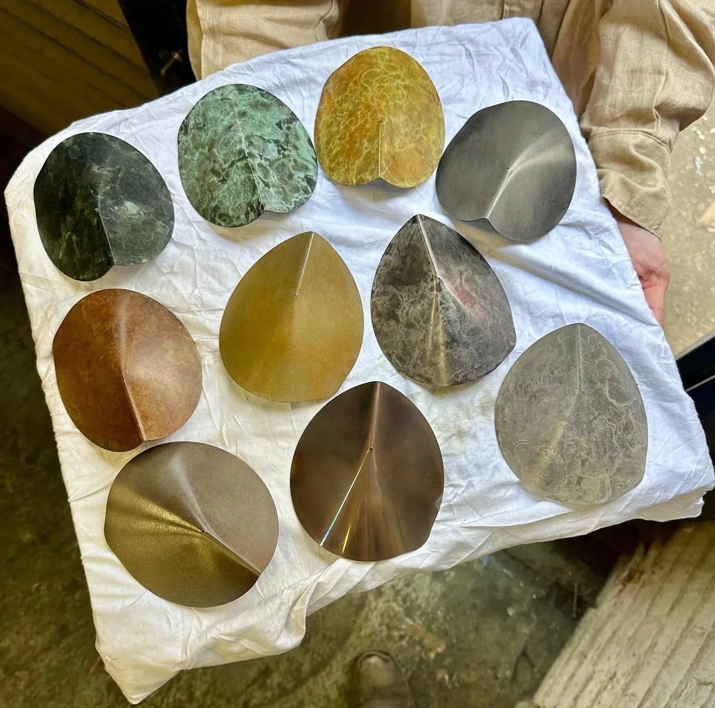 Stainless steel samples for @barbarapradastudio