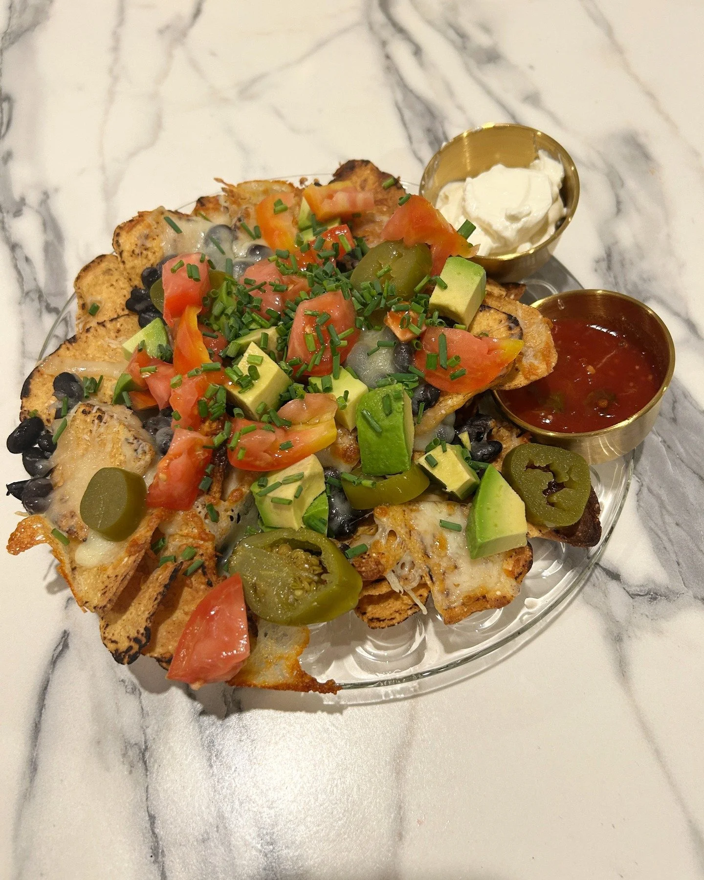 Want to snack while you sip? We've got you covered with our Sweet Potato Nachos 🔥