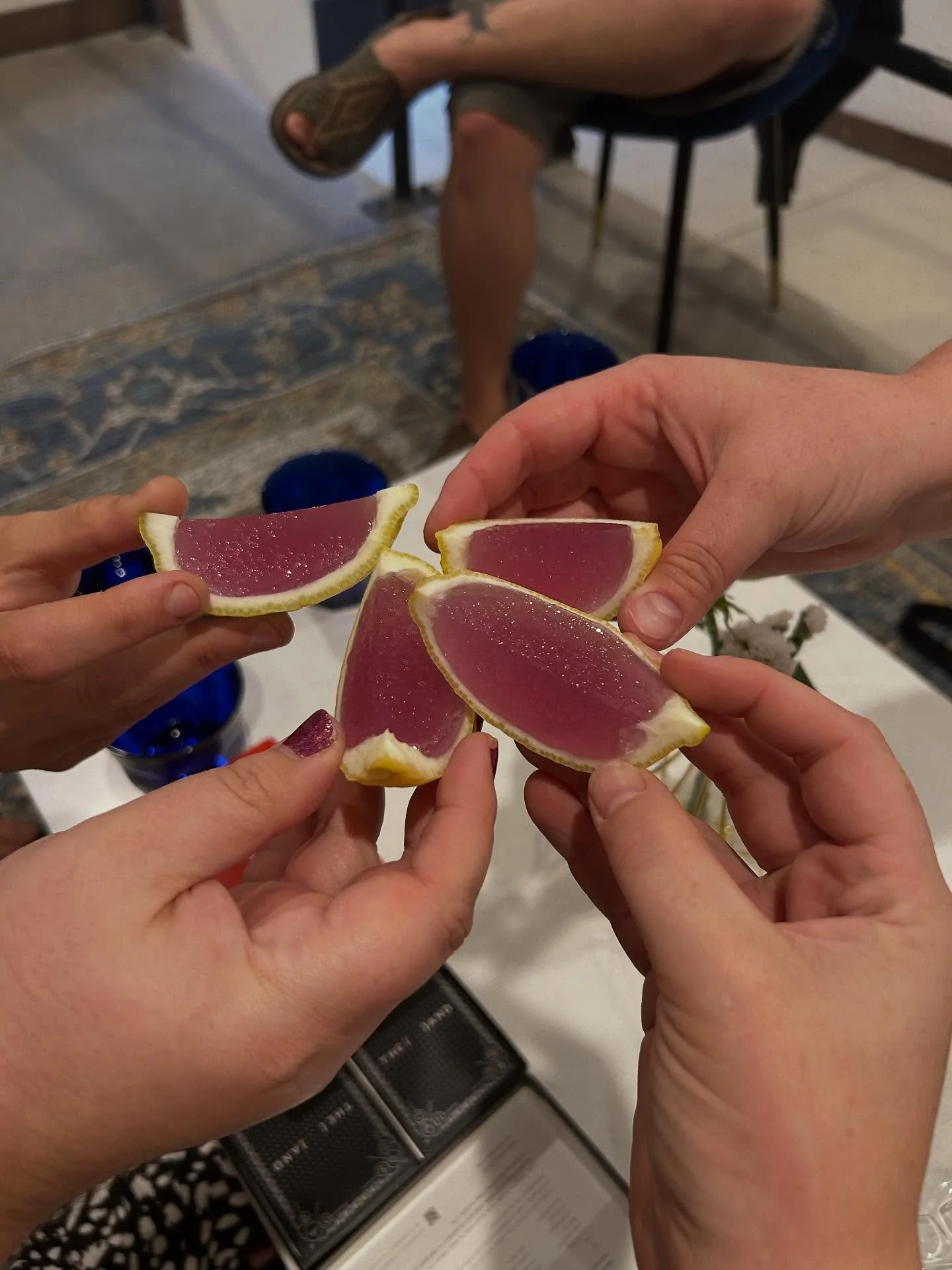 Who doesn&rsquo;t want a grown up Jell-O shot to cheers Saturdays! Visit us at 312 Washington st. The Dallas 🥂