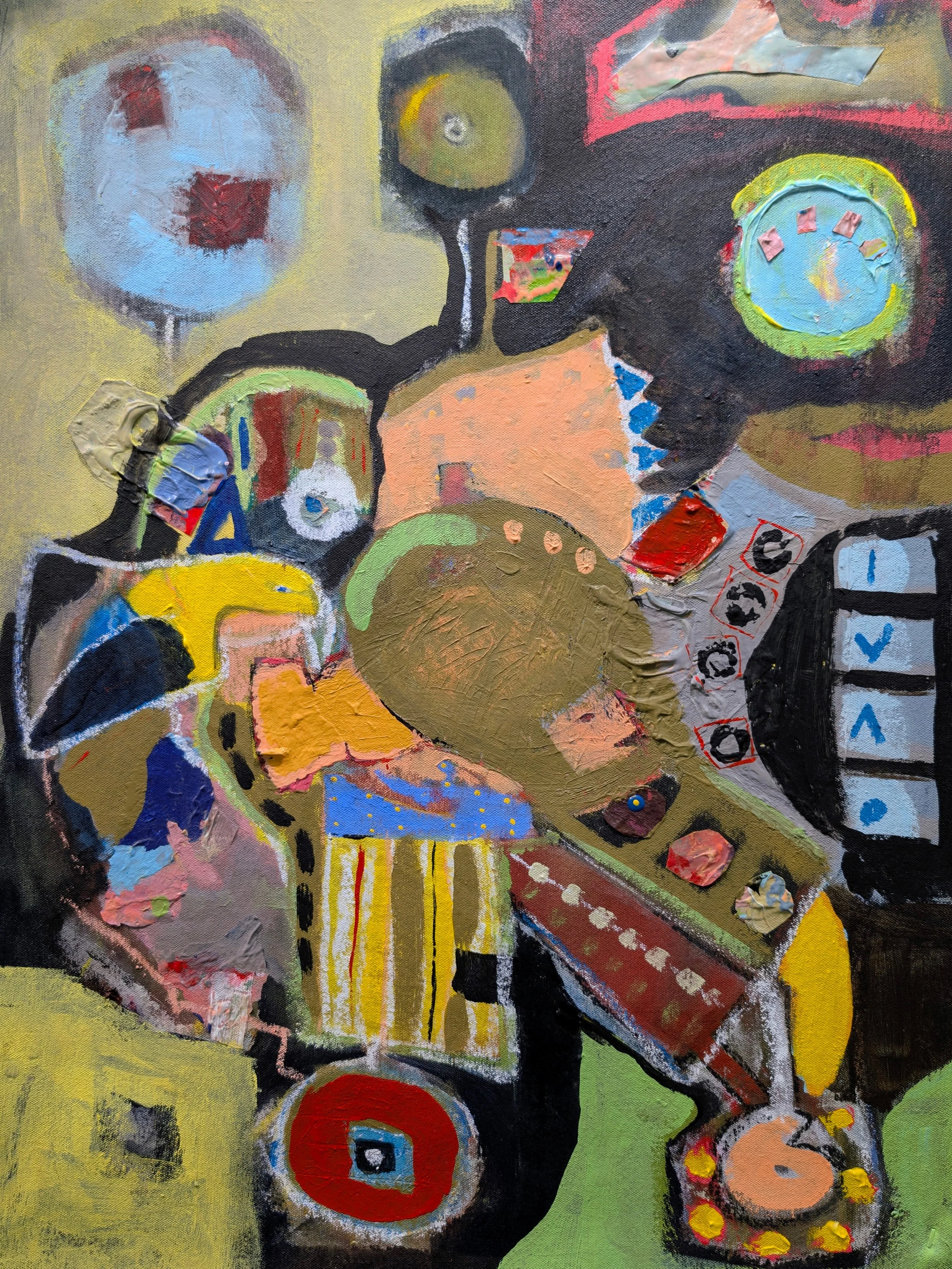 Babar's Big Skates Surprised His Legs  18" x 24"