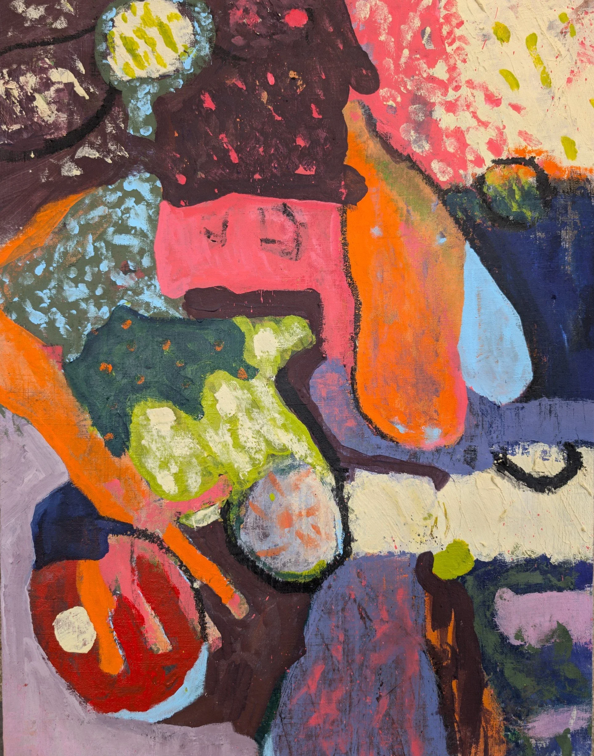 another bite at the appletree  32" x 25"