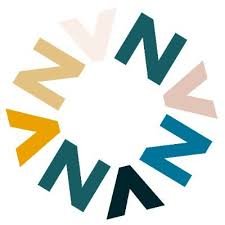 Colorful circular arrangement of letters 'W', 'N', and 'Z' in different shades.