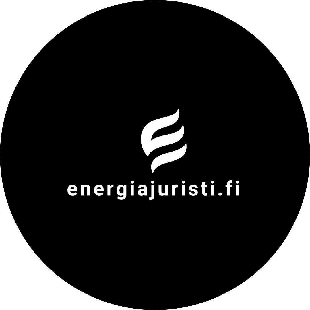 Musta logo, jossa lukee 'Energiajuristit.fi'