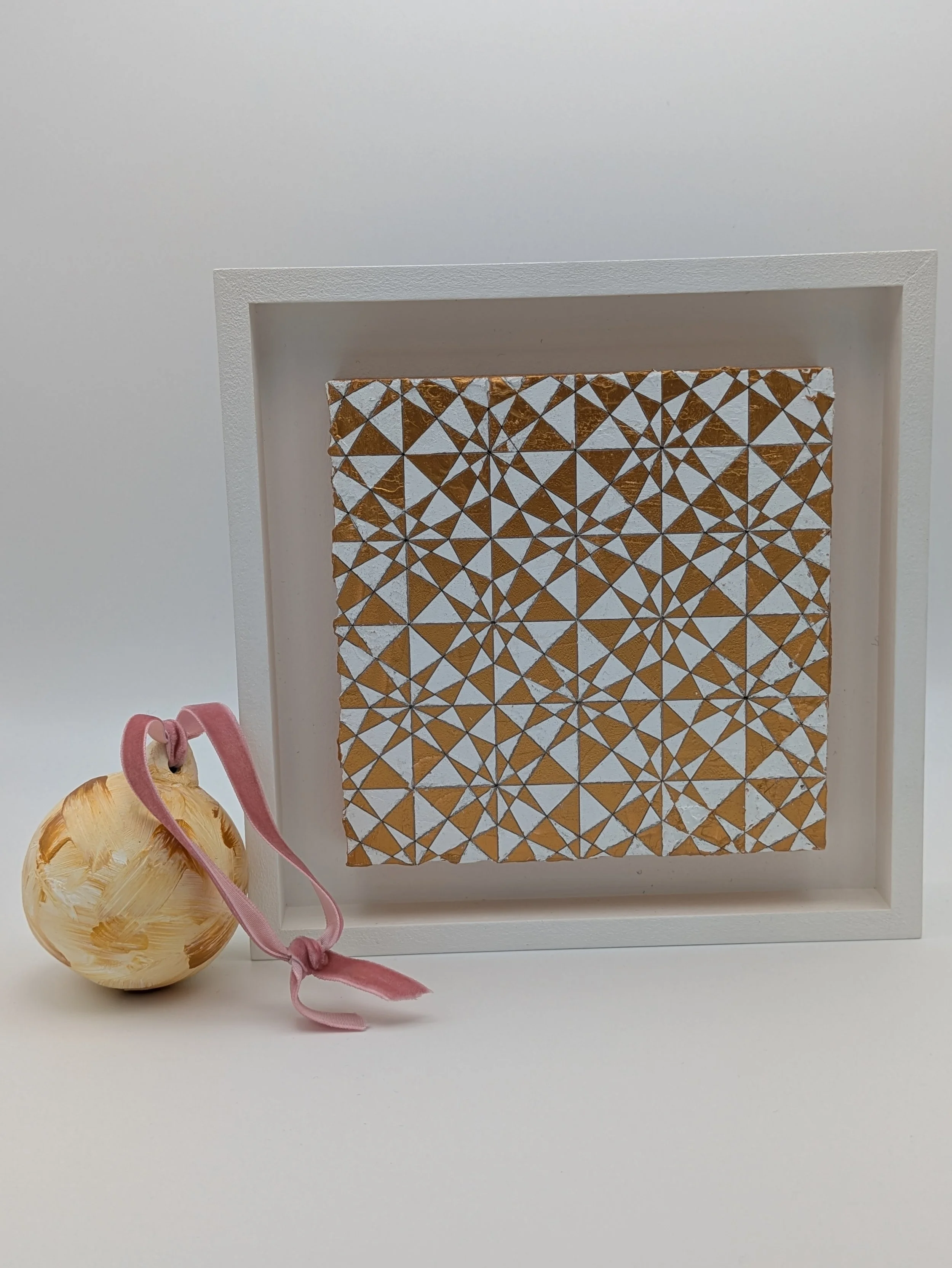 Hand painted Christmas bauble