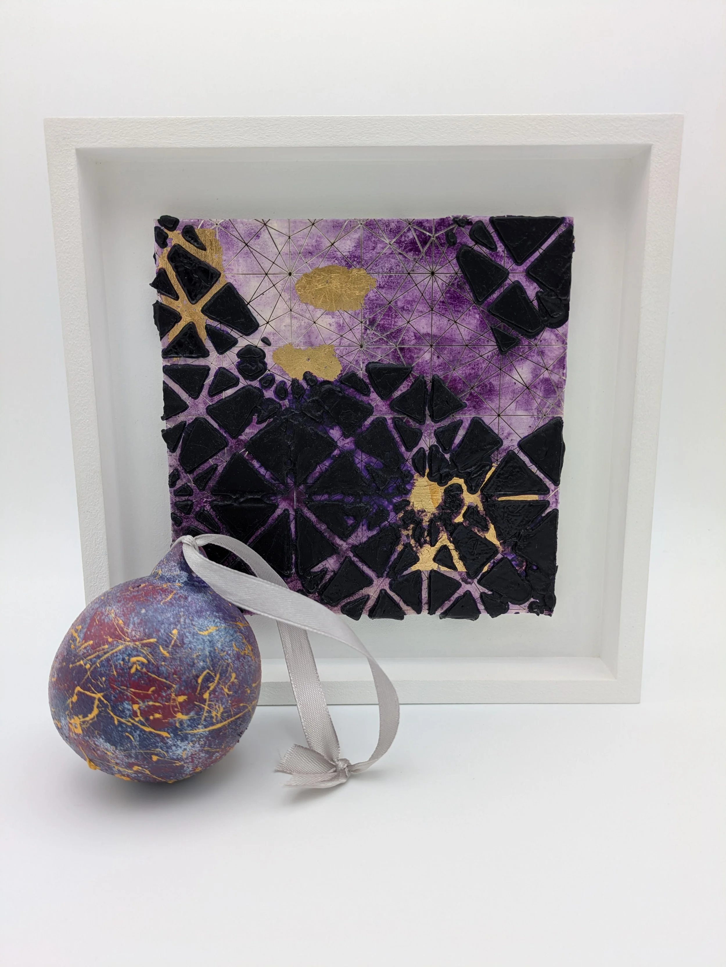 Hand painted Christmas bauble