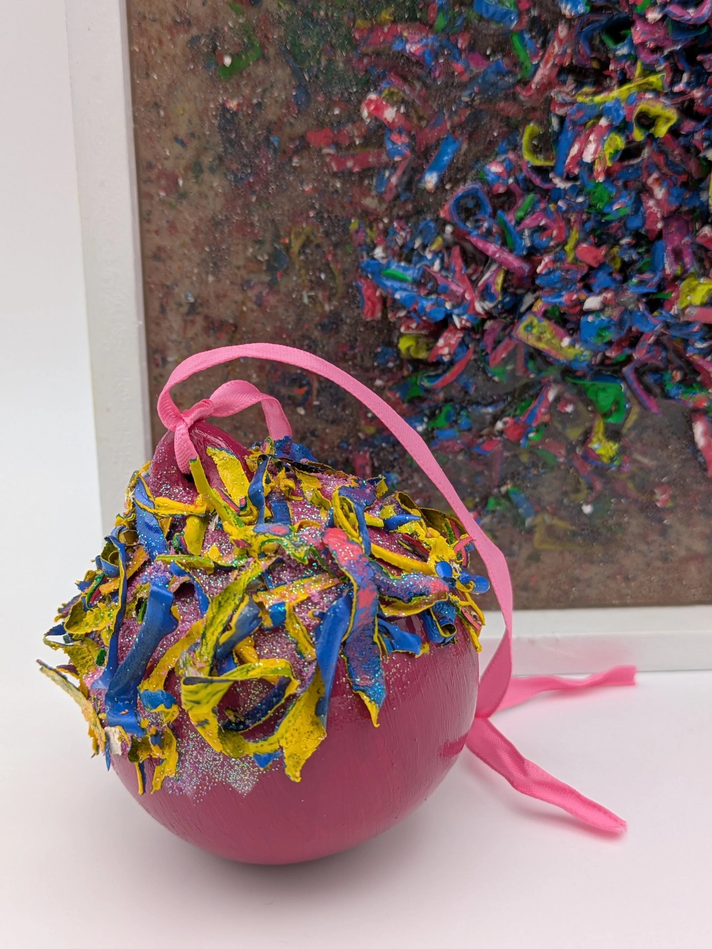 Hand painted Christmas bauble