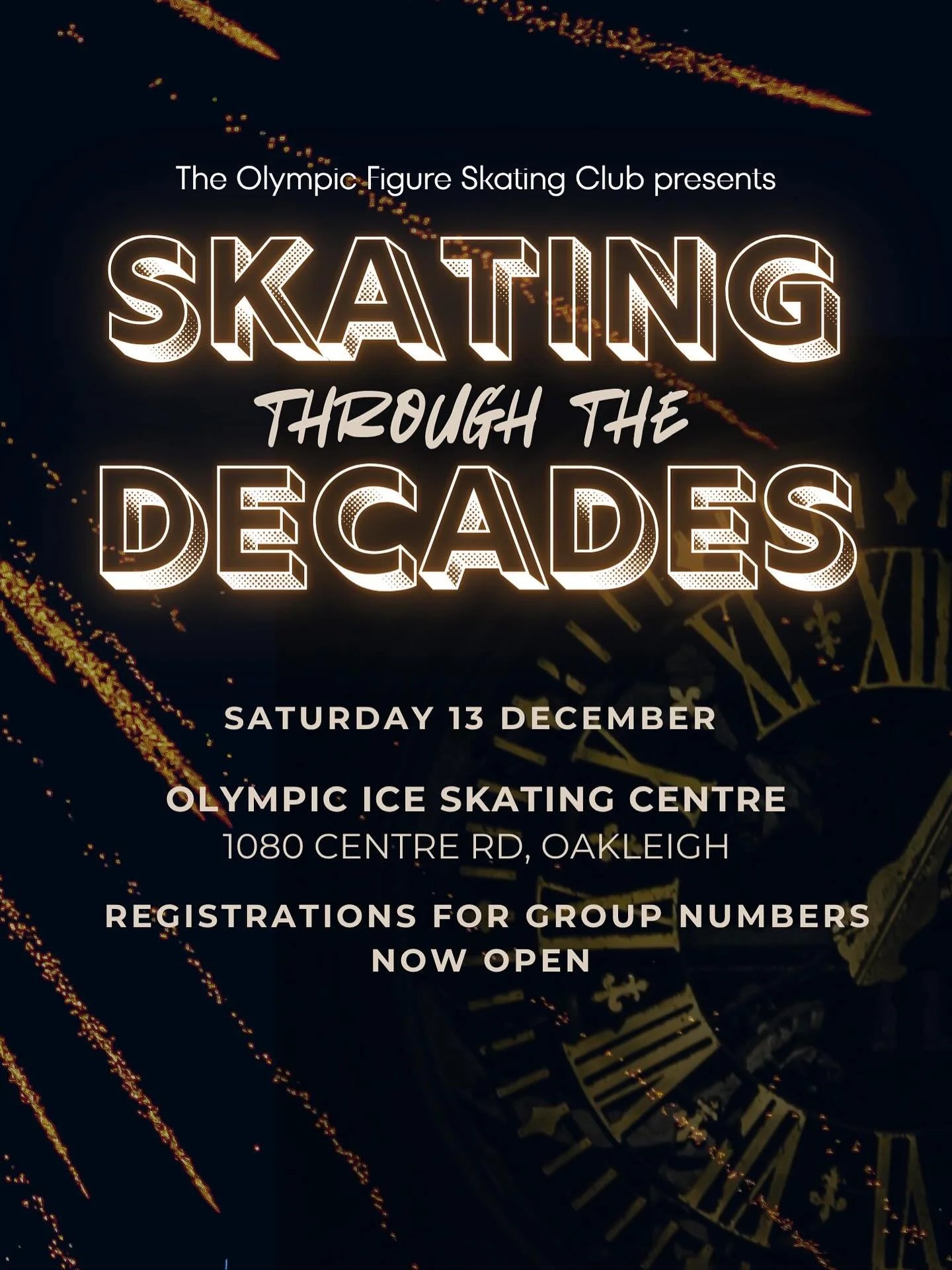 Register now for a group numbers via the link in our bio ⛸️🤩🤍
