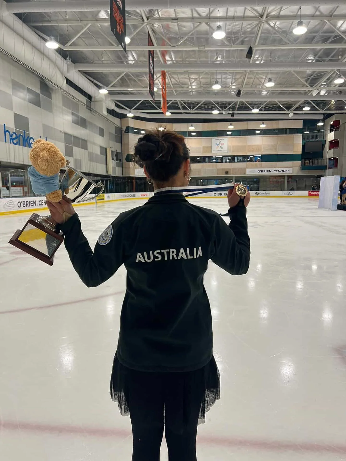 Our State Champion - Miss Natalie Chen 🥇Women&rsquo;s Intermediate ⛸️ #ofsc#olympicfigureskatingclub#statechampionship#states#figureskating