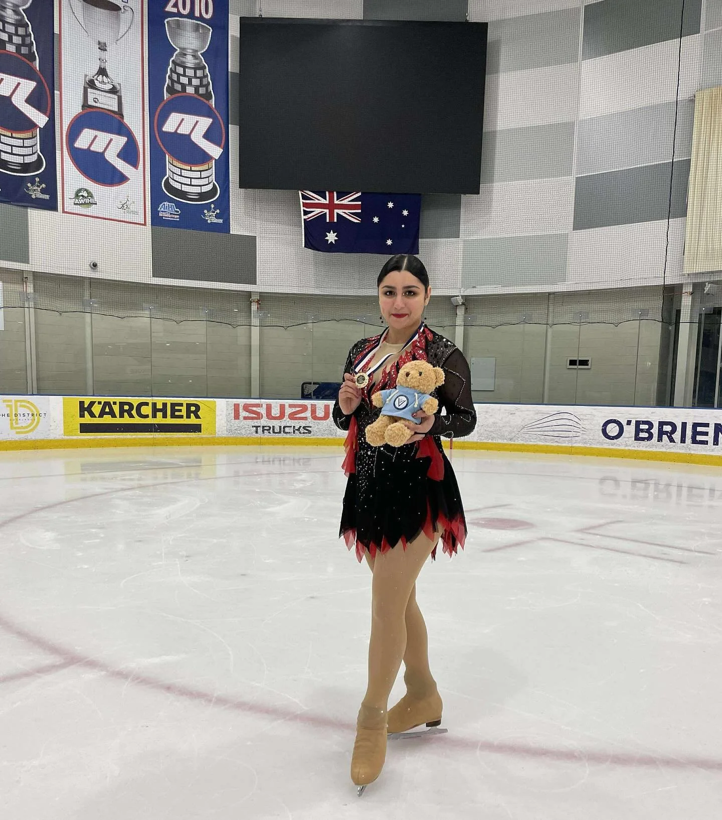 Our state championship - Miss Imone Mukhopadhyay 🥇 Adult Bronze women II⛸️ #ofsc#olympicfigureskatingclub#iceskating#figureskating#olympics#iceskatingmelbourne
