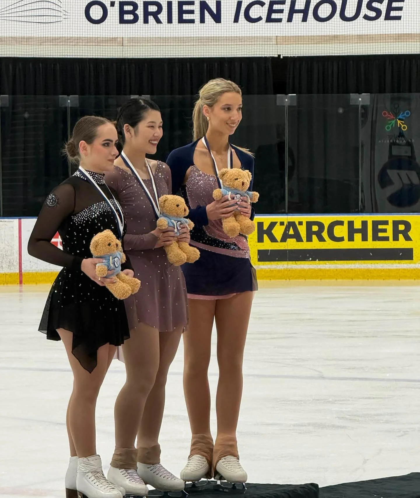 Our state champion - Miss Sarah Lim 🥇and Miss Celeste Ziaras 🥉Adult women&rsquo;s silver I ⛸️ #ofsc#olympicfigureskating #olympic#iceskating#iceskatingmelbourne#figureskating