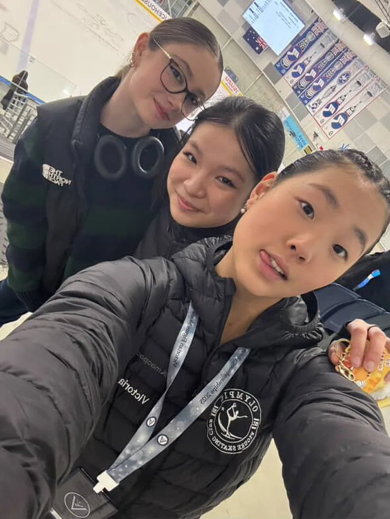 Our OFSC girl Vic at states💗⛸️🎉 #ofsc#olympicfigureskating#iceskating#iceskate