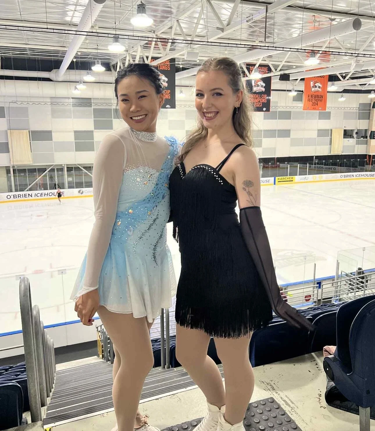 Our girls Jindi &amp; Kat at VIC States 🫶🏽⛸️ #ofsc#iceskat