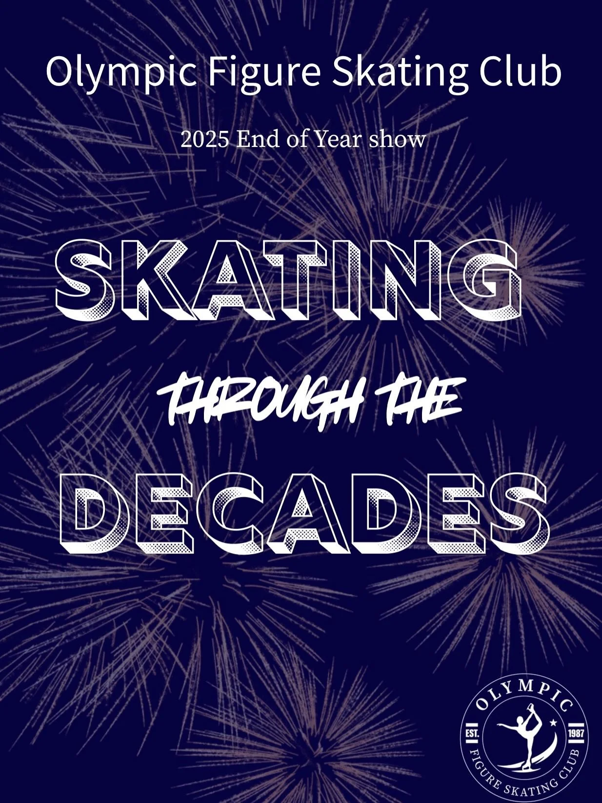 Your 2025 OFSC End of Year show programme ✨⛸️