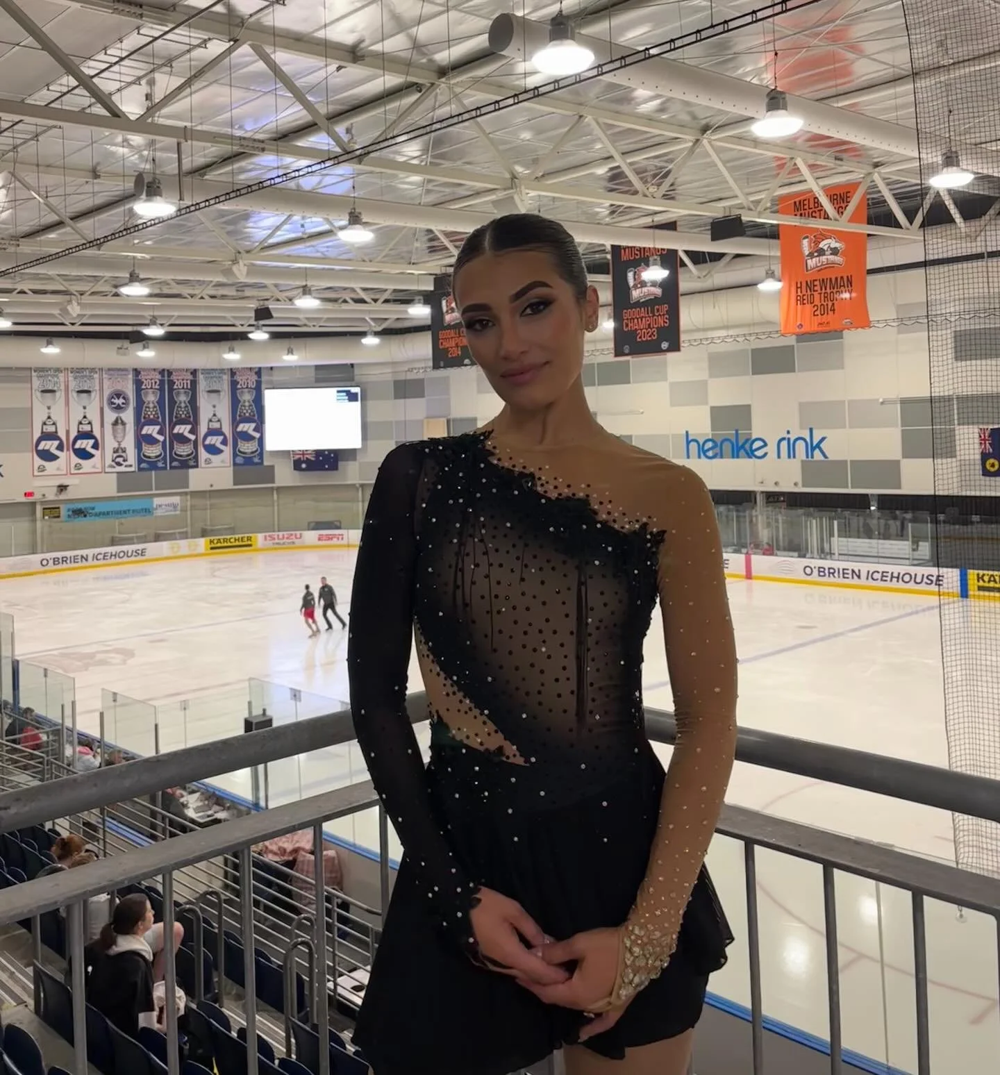 Congratulations on your comp debut and win Chloe🥇 Copper women class I&amp;II ⛸️🤍 #figureskating #figureskater #iceskating #iceskater