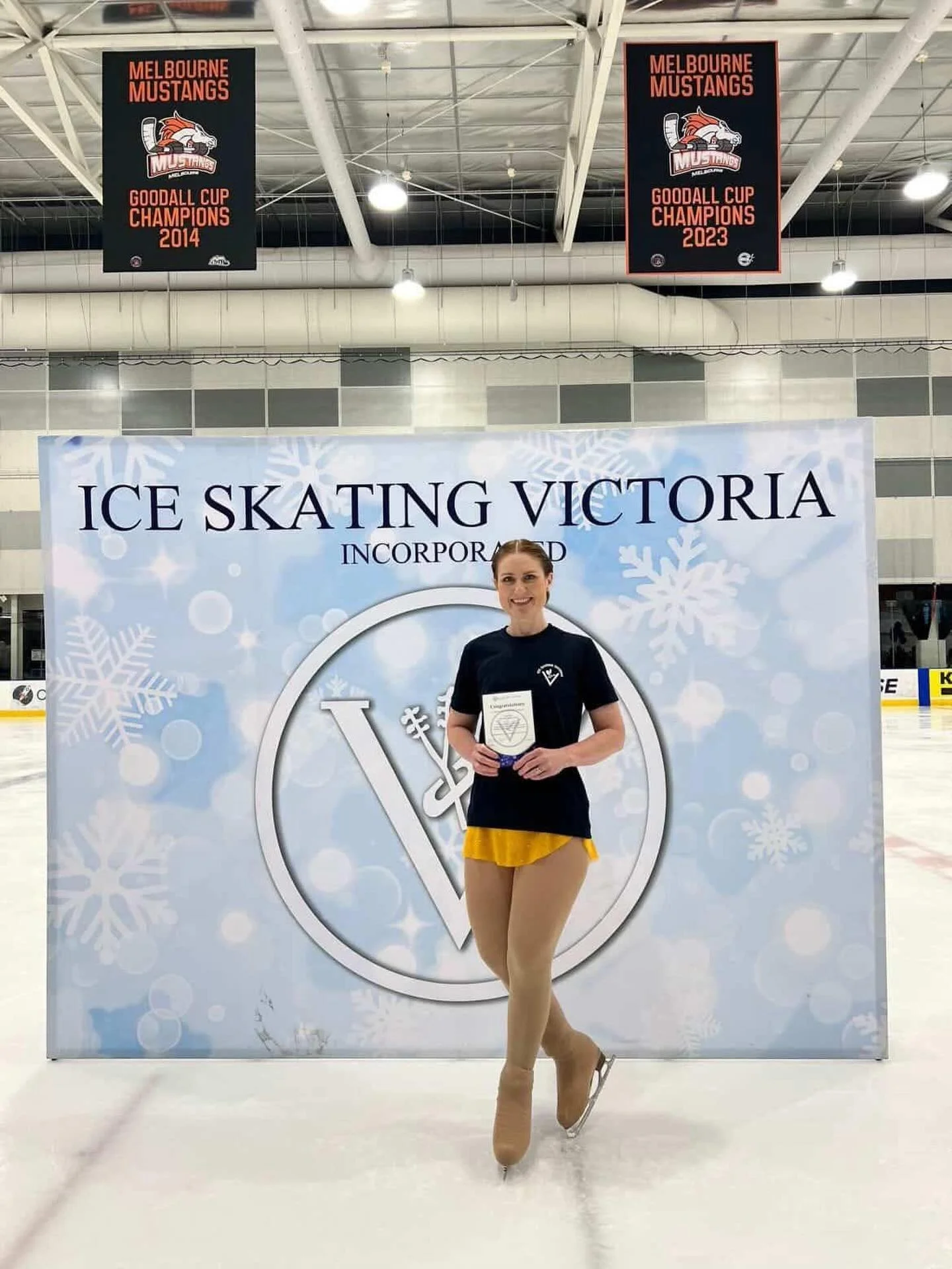 Tina ready to represent Victoria at Nationals next week ⛸️🎉 #figureskater #figureskating #iceskating #iceskater #nationals
