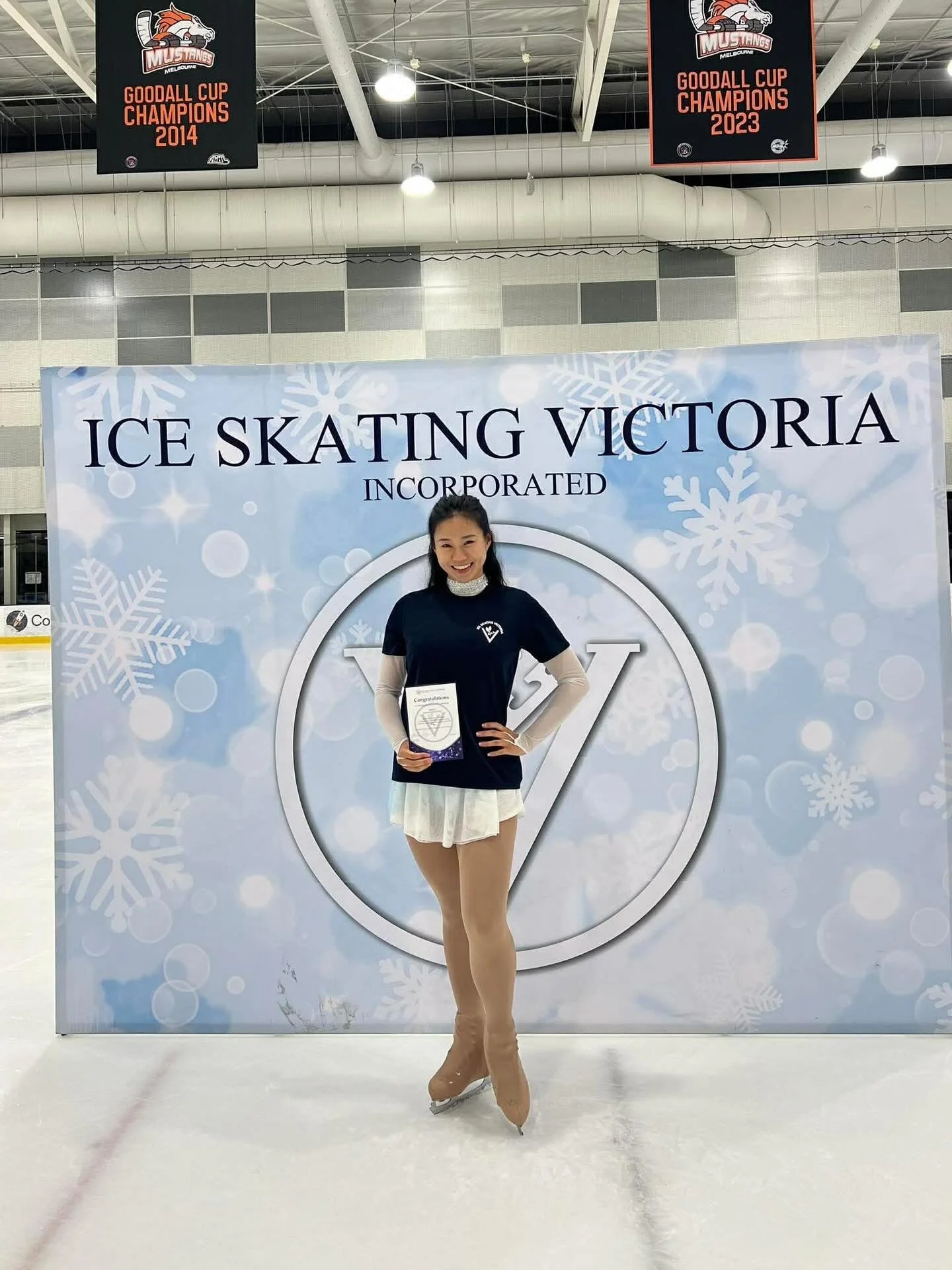 Jindi ready to represent VIC next week at nationals ⛸️🎉 #figureskating #figureskater #iceskater #iceskating