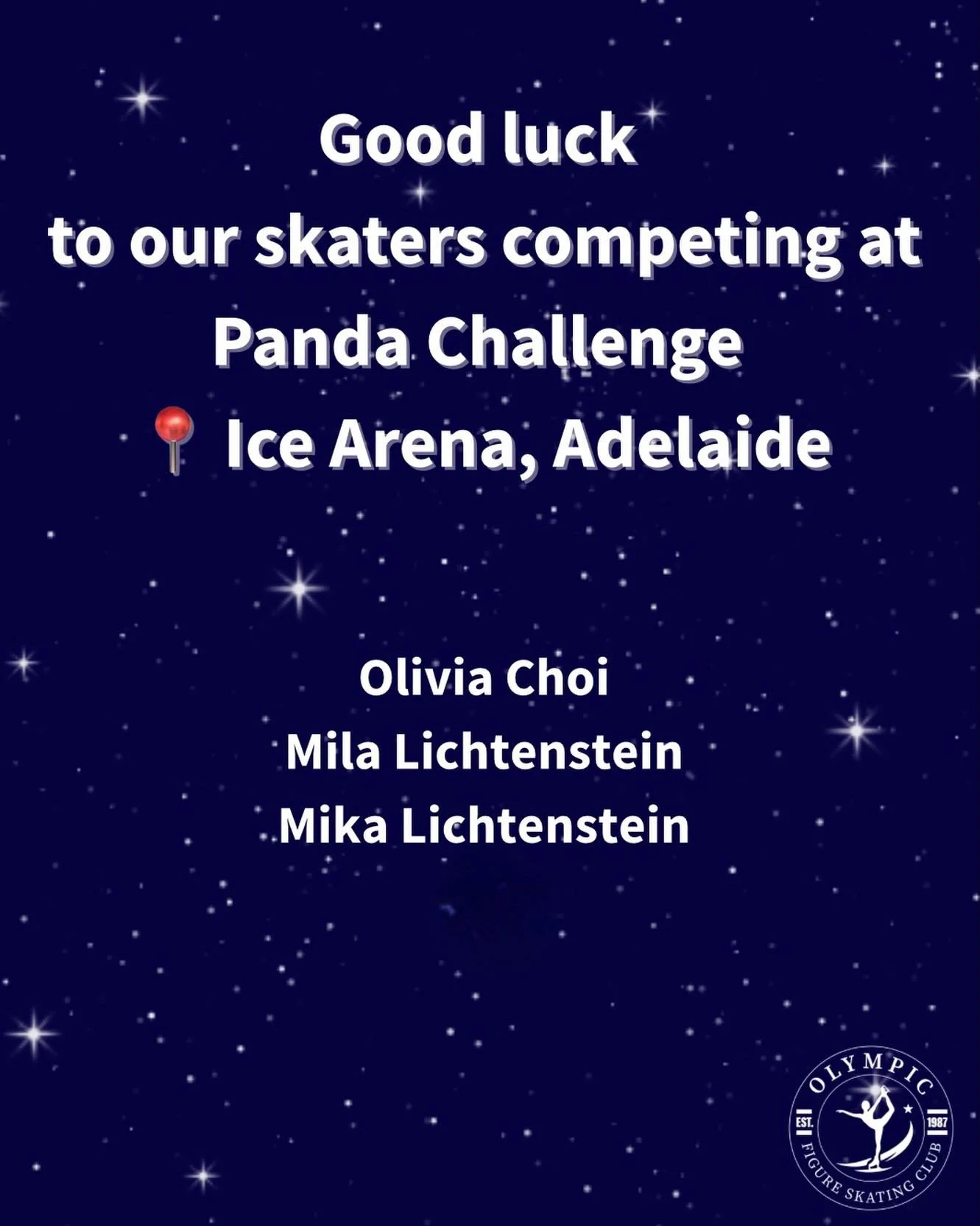 Goodluck to our very own skaters representing our club all the way in Adelaide these next few days! An awesome opportunity for these skaters, starting the season off with a bang ‼️ 
.
.
#figureskating #figureskater #olympicfigureskatingclub #iceskate