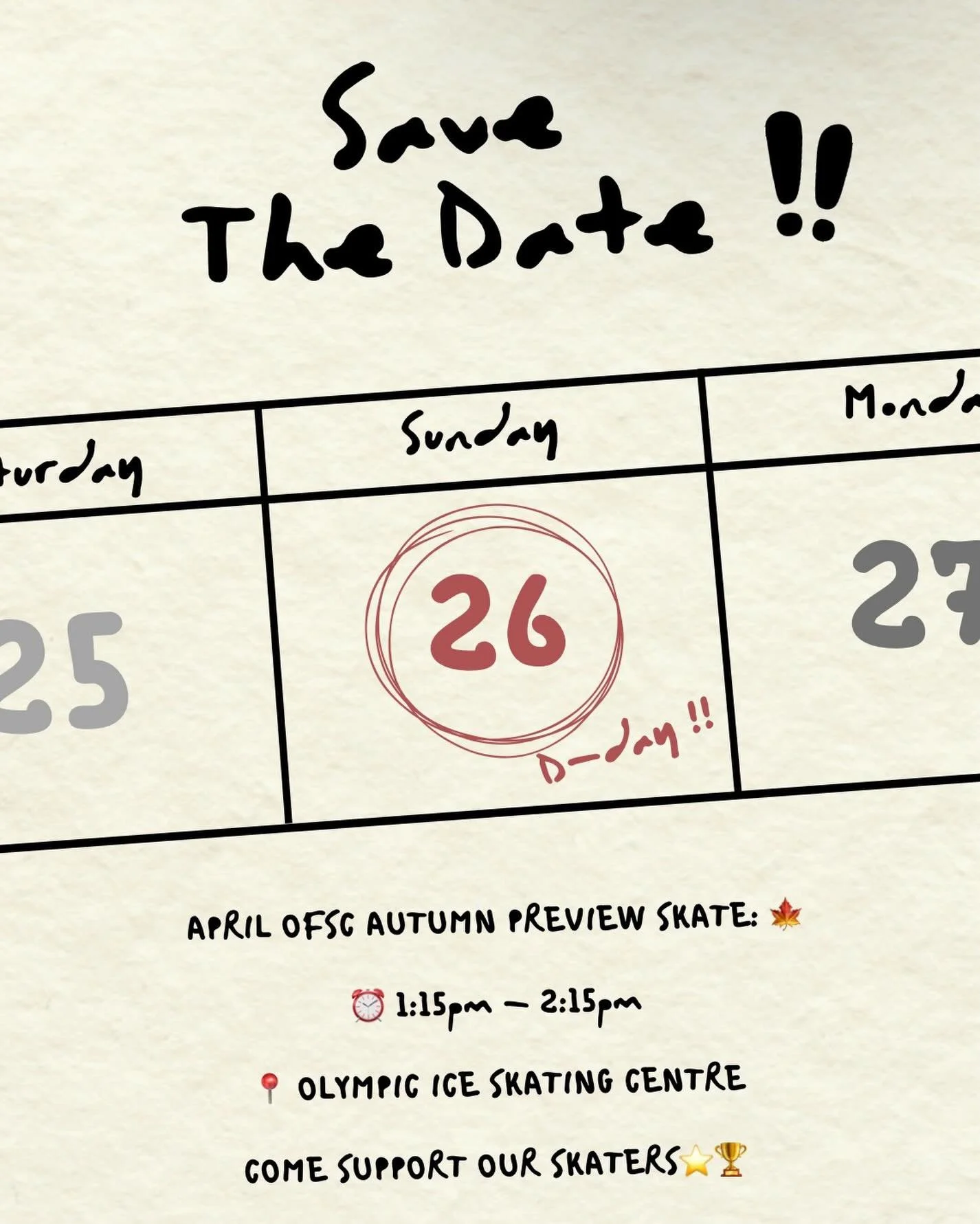 WE ARE BACK 🥳 Olympic figure skating club is back with yet another preview skate in preparation for our first competition of the year in Melbourne the Autumn Challenge! Save the date and come watch as our skaters take the ice with a little sneak pea