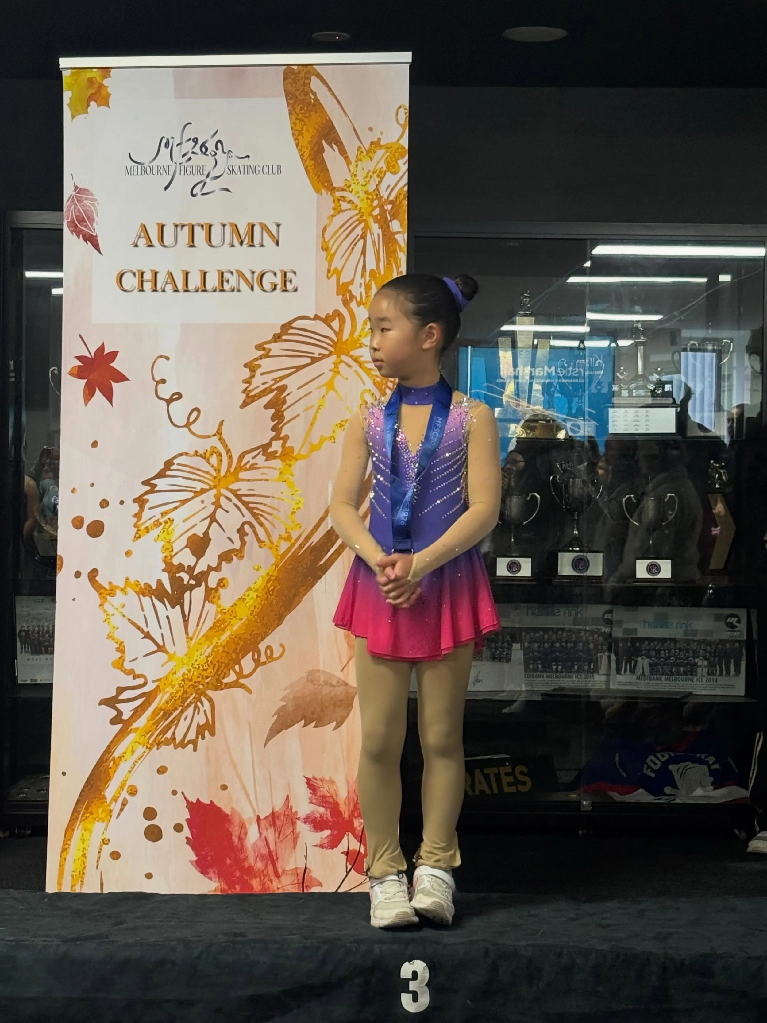 Third place 🥉 Hannah Lee 
Free skate 1(13U) 
An absolutely stunning effort for your first comp! Congratulations 🥳🎉