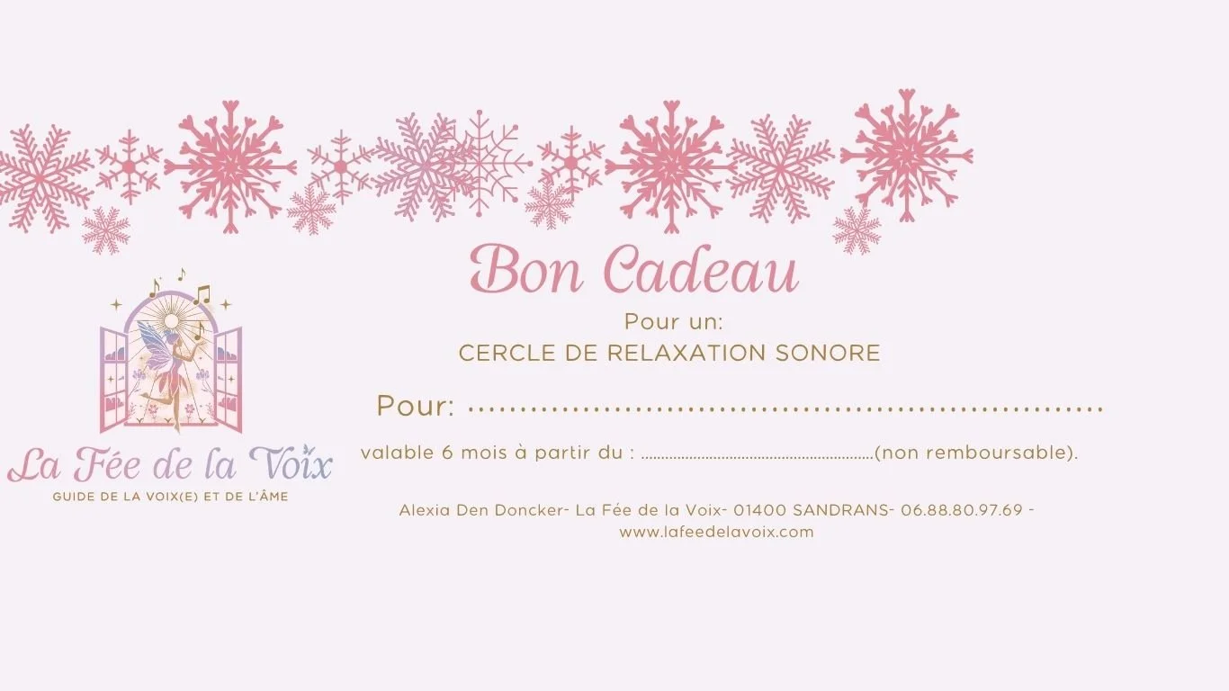 Bon pour un cercle de relaxation sonore