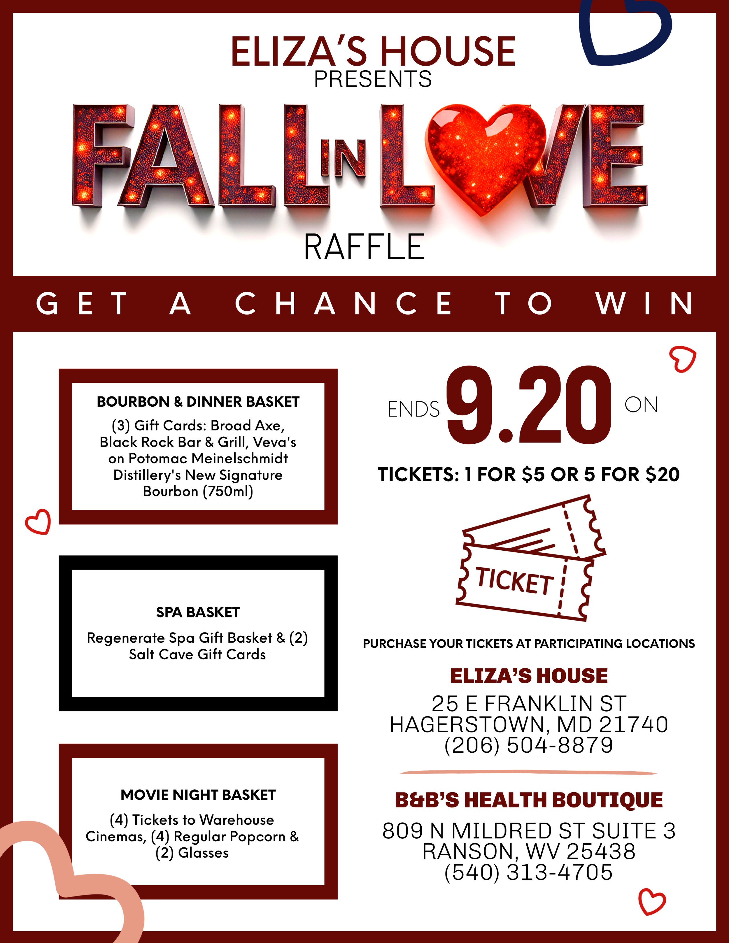 Fall in Love Raffle | Presented by Eliza's House