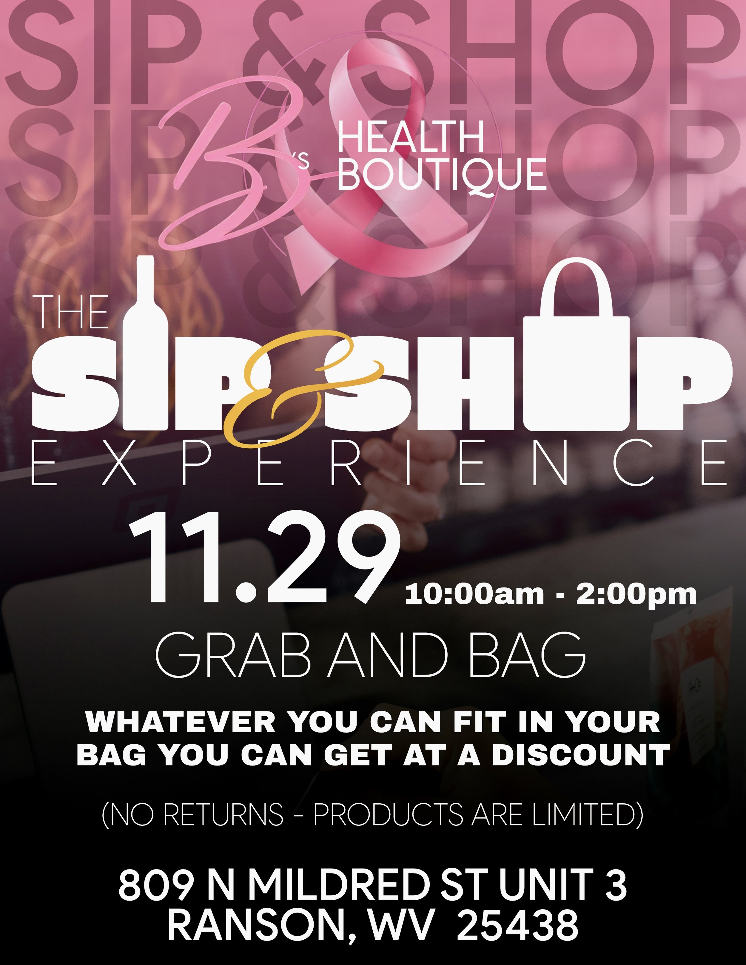 The Sip & Shop Experience