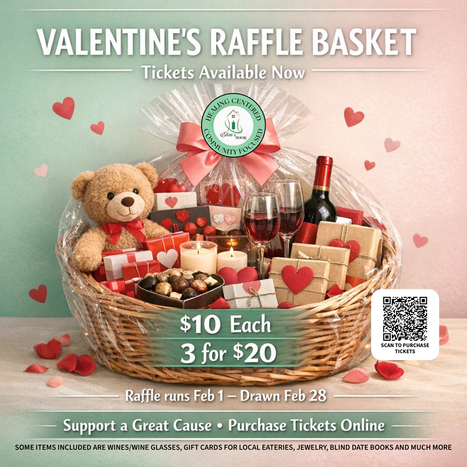Valentine's Raffle Basket | Eliza's House