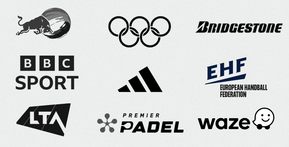 Pelota is trusted by Red Bull, BBC Sport, the Olympic movement, Adidas, Bridgestone, the European Handball Federation, the LTA, Waze, and Premier Padel.