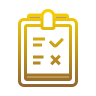 Clipboard with checklist and checkmarks