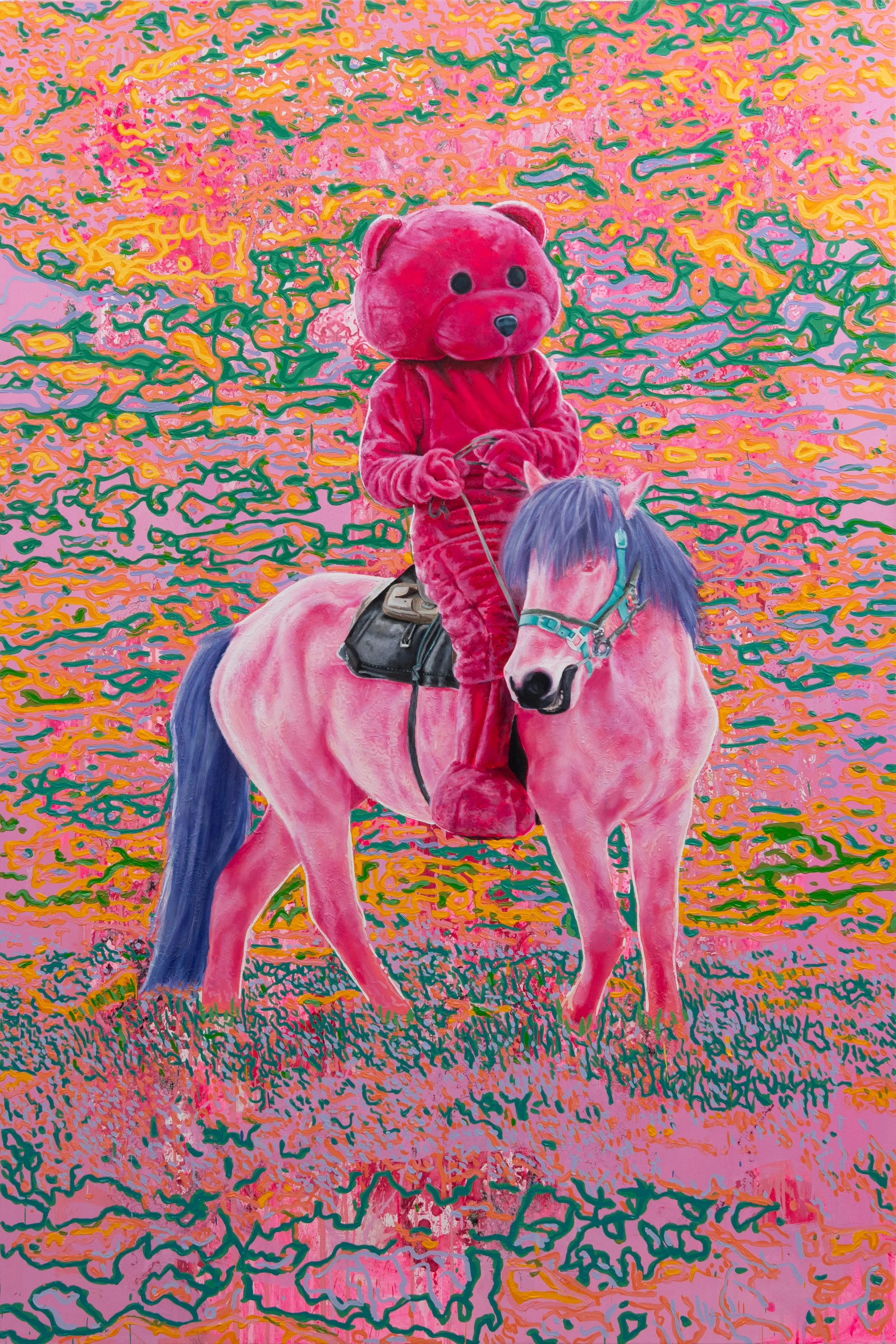 My Little Pink Pony - 2024 - Oil Acrylic on Canvas - 124cm x 183cm