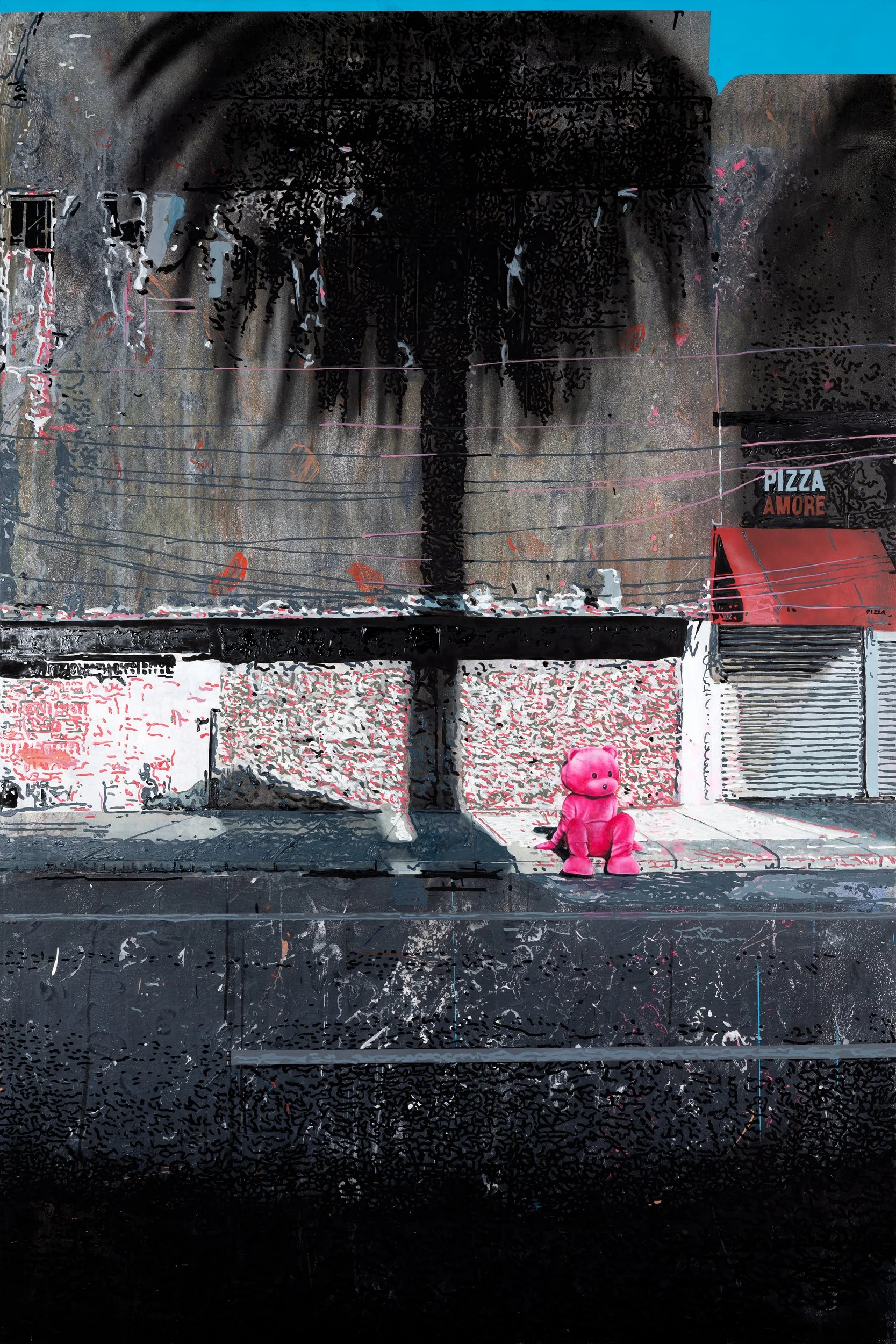 Amore - 2022 - Oil and Acrylic on Ply - 124cm x 183cm