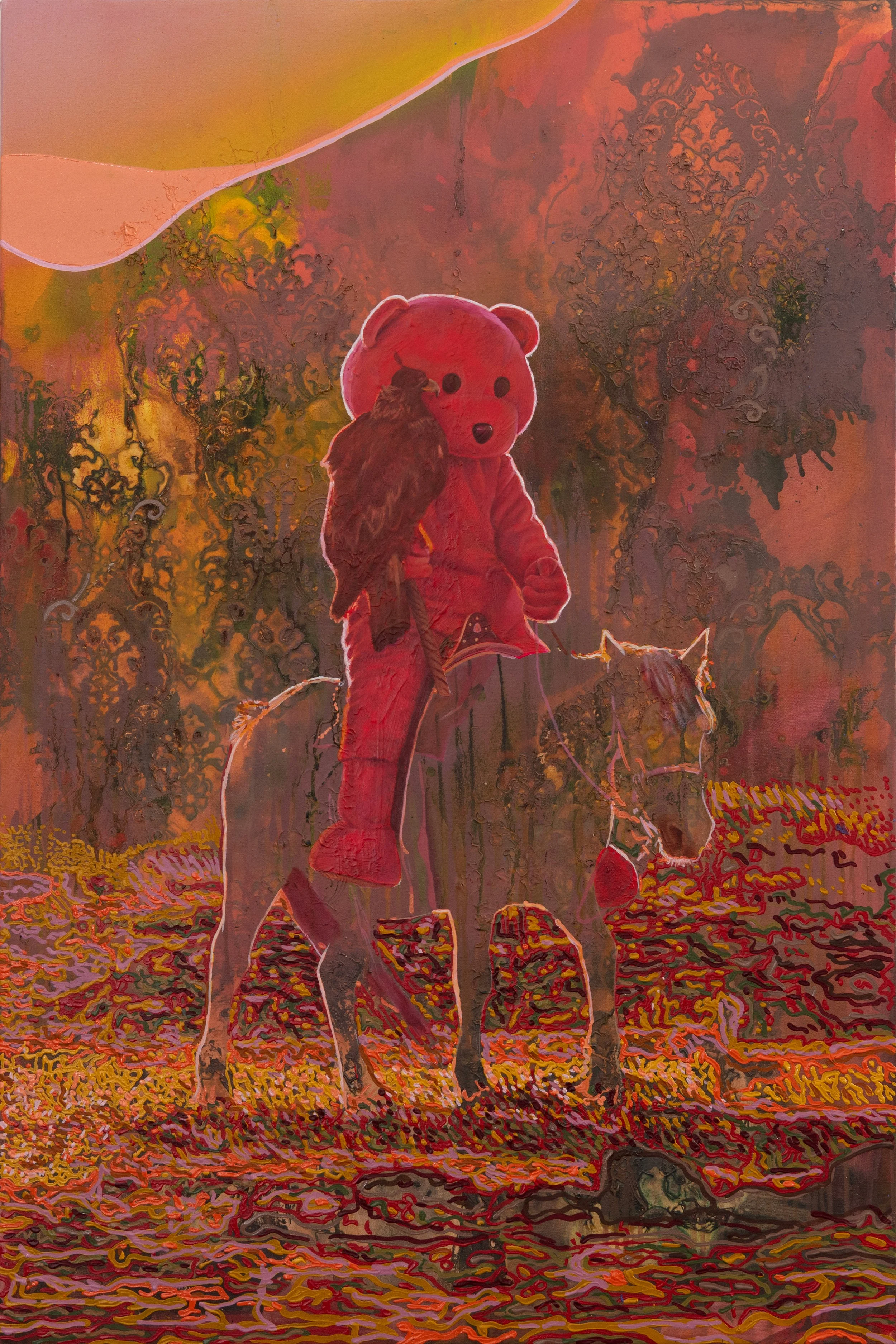 Sunset Whispers - 2024 - Oil Acrylic on Canvas - 80cm x 120cm