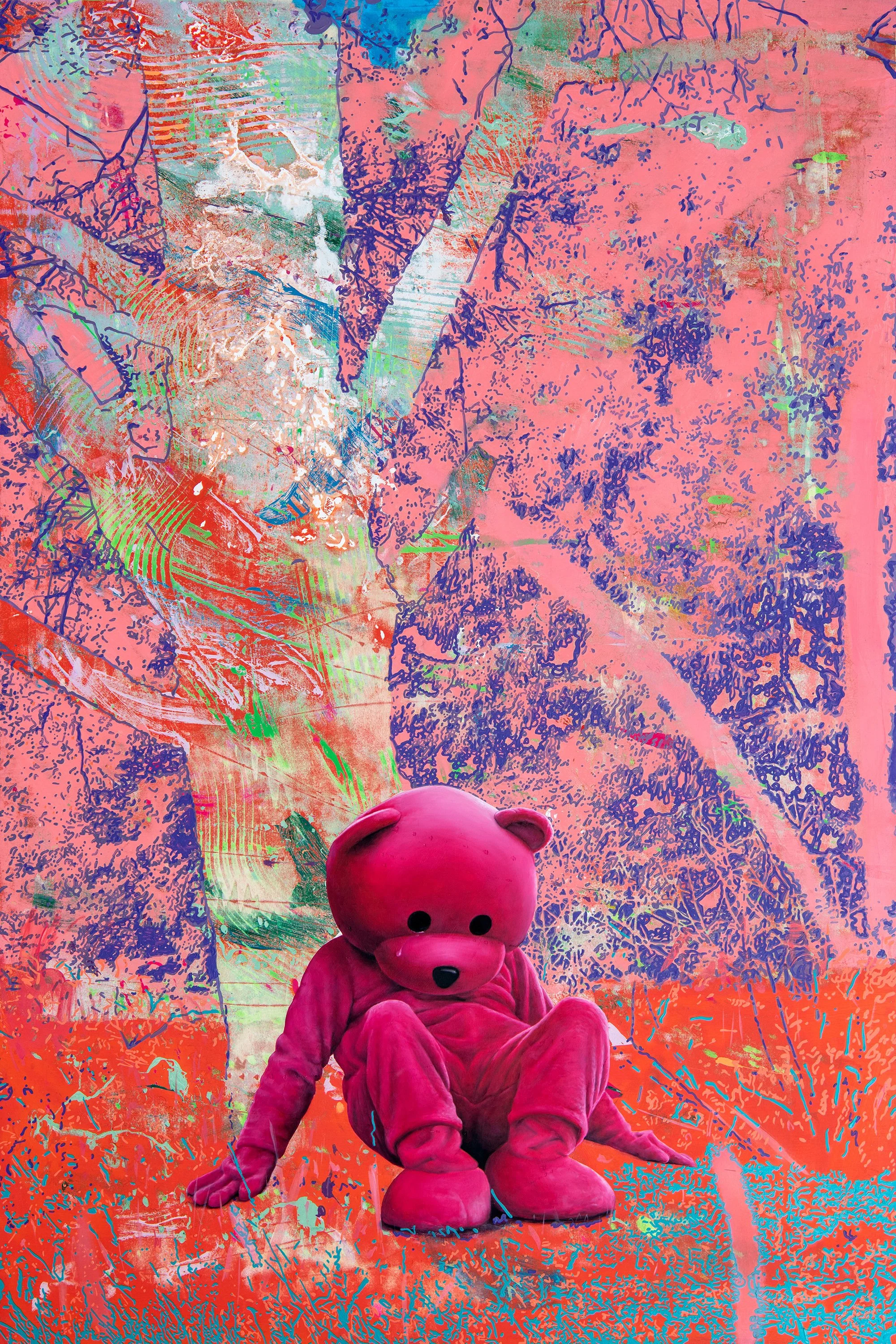 The Absence Of Presence - 2021 - Oil and Acrylic on Ply - 124cm x 183cm