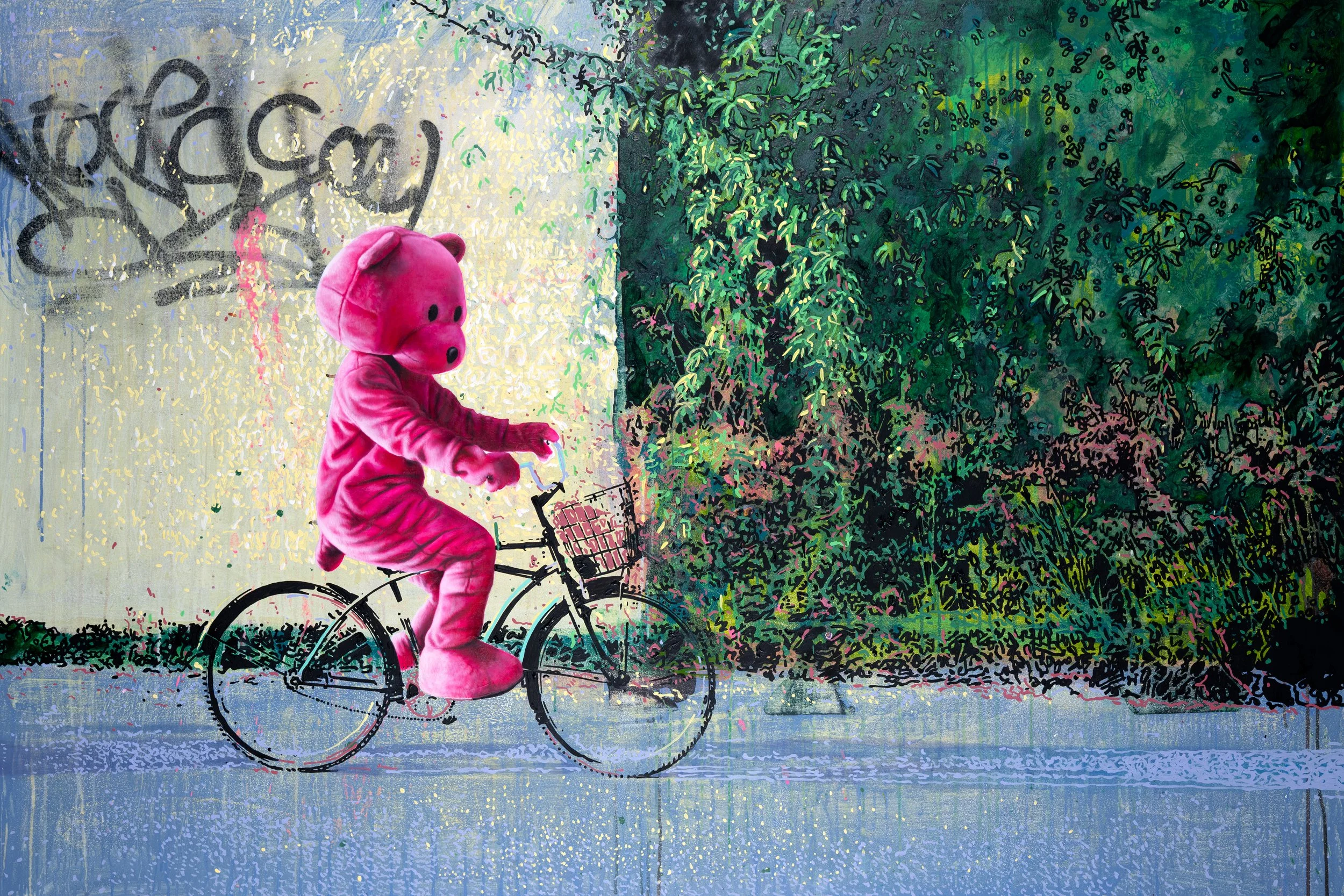Path Of Least Resistance - 2022 - Oil and Acrylic on Ply - 183cm x 124cm
