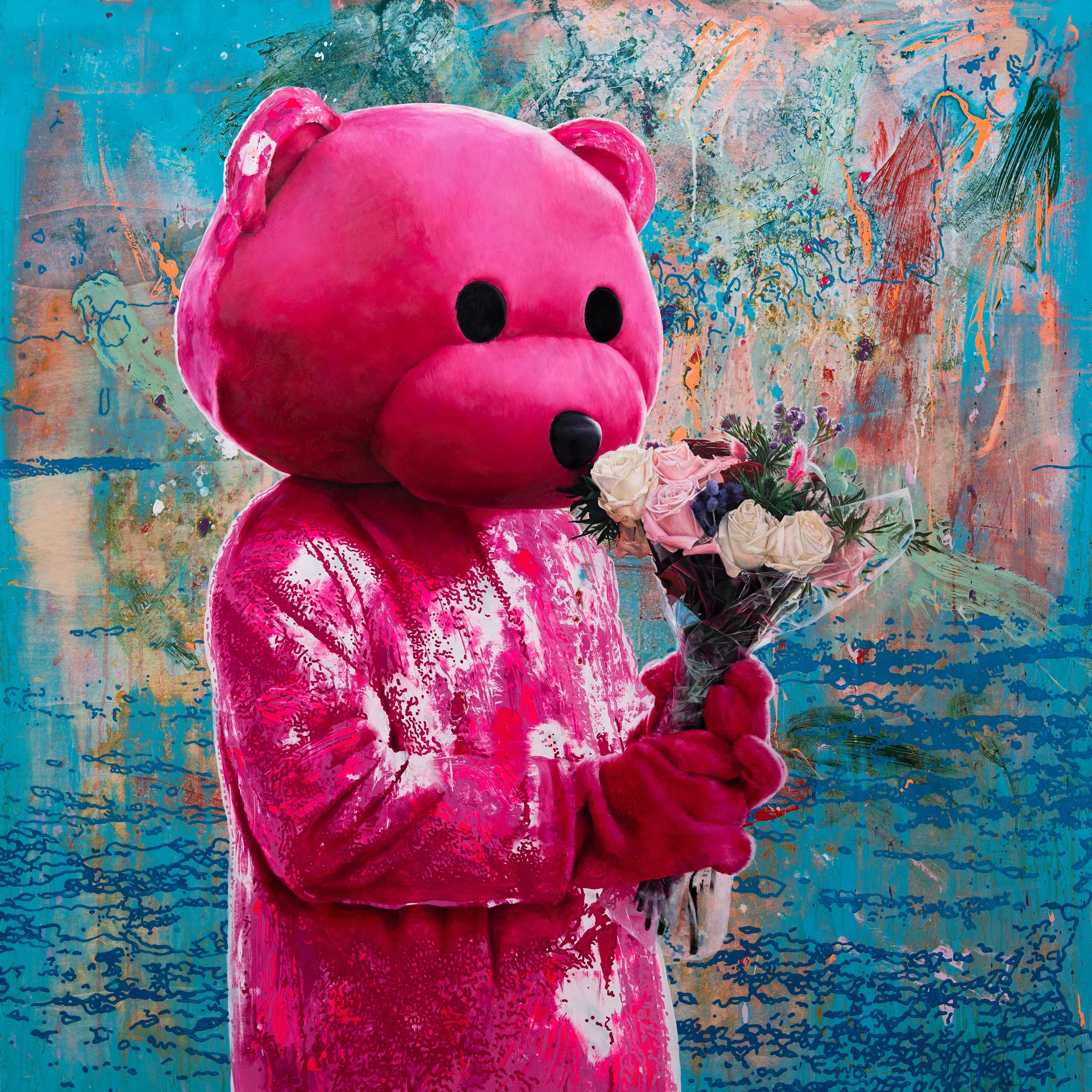 There’s Always A Place In My Mind For You - 2021 - Oil & Acrylic on Ply - 150cm x 150cm