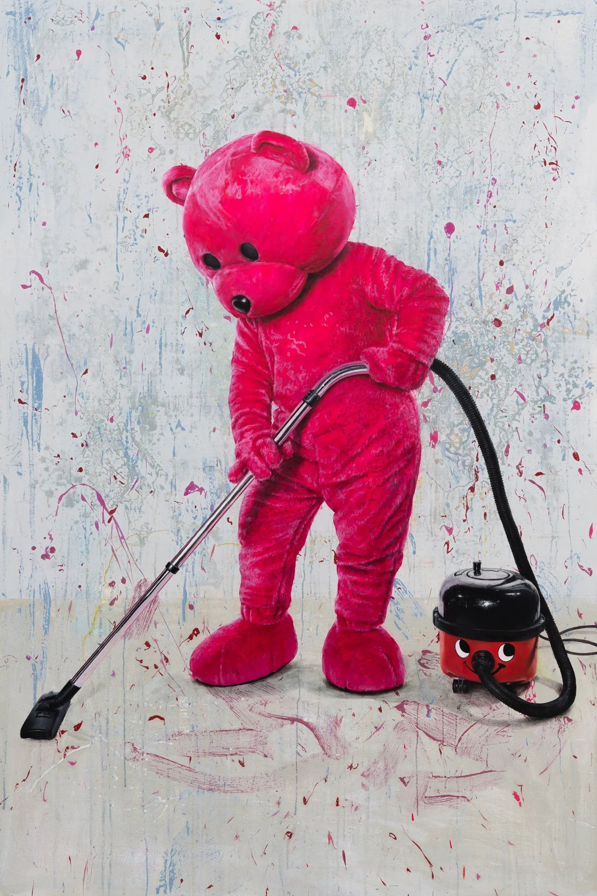 Clean The Fuck Up - 2023 - Oil and Acrylic on Panel - 183cm x 124cm