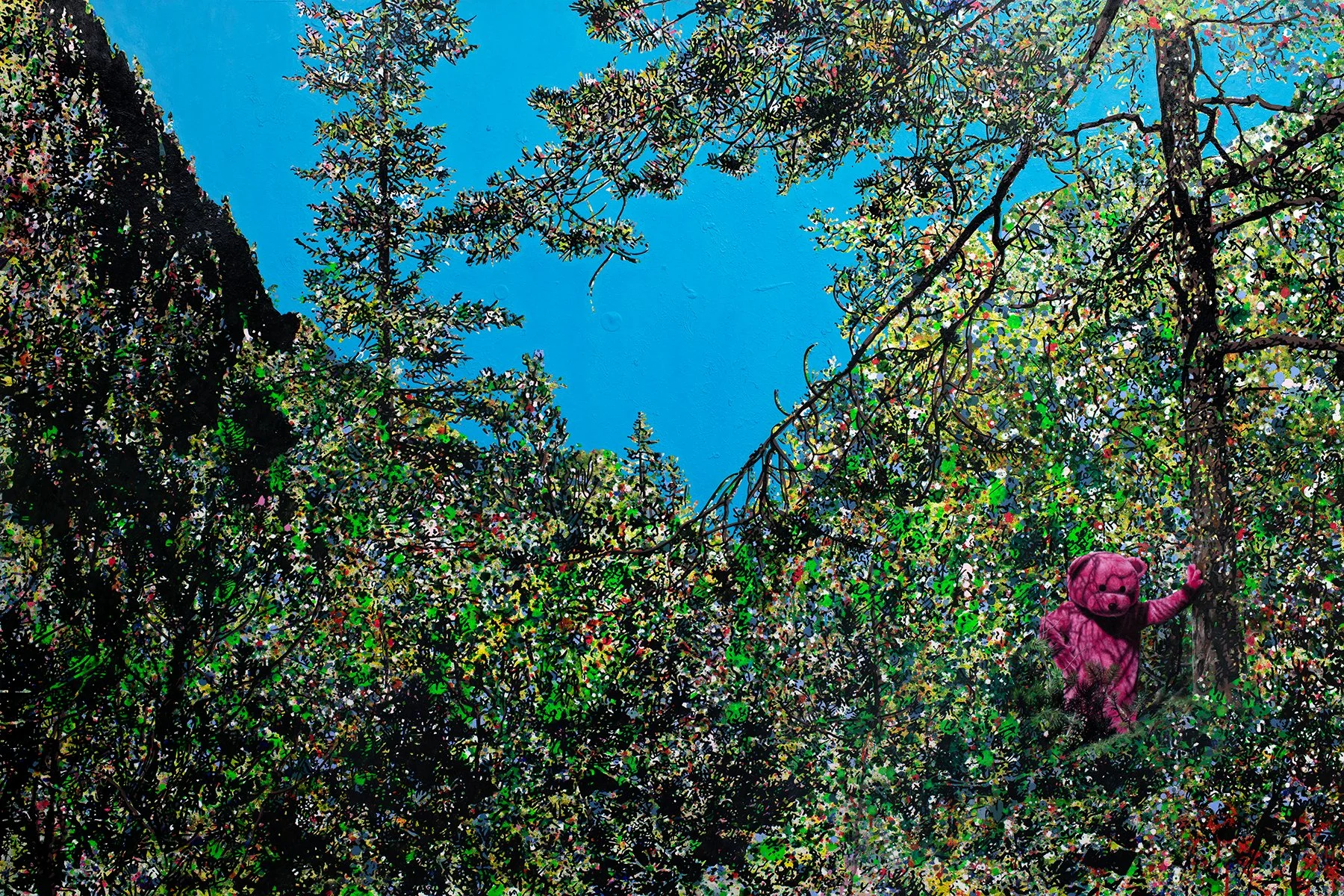 Rainbow Bright - 2019 - Oil & Acrylic on Canvas - 123cm x 184cm